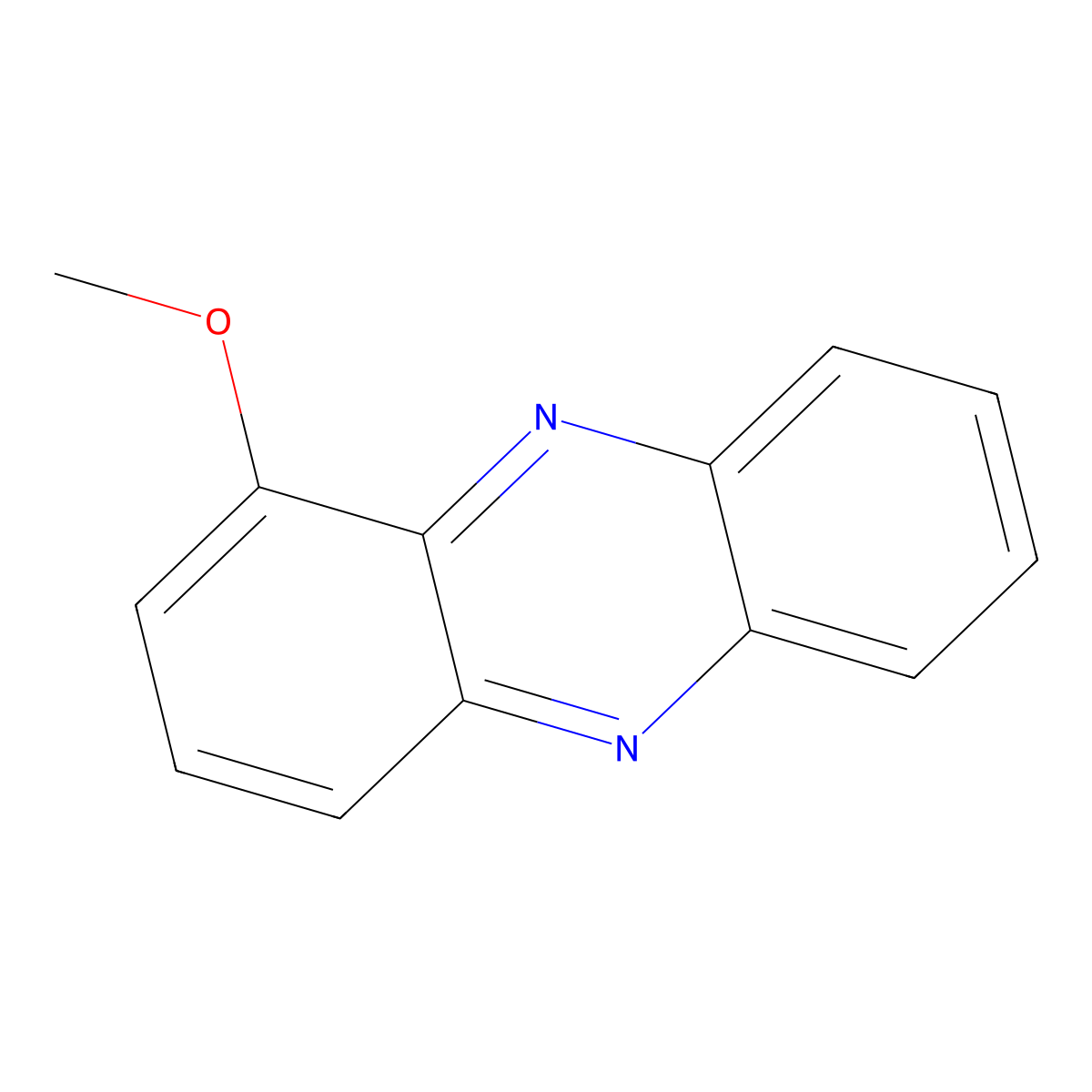 1-Methoxyphenazine molecular structure, CAS 2876-17-7