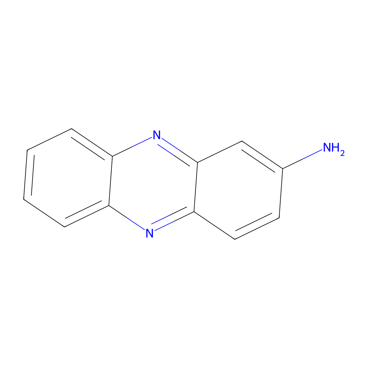 2-Aminophenazine molecular structure, CAS 2876-23-5