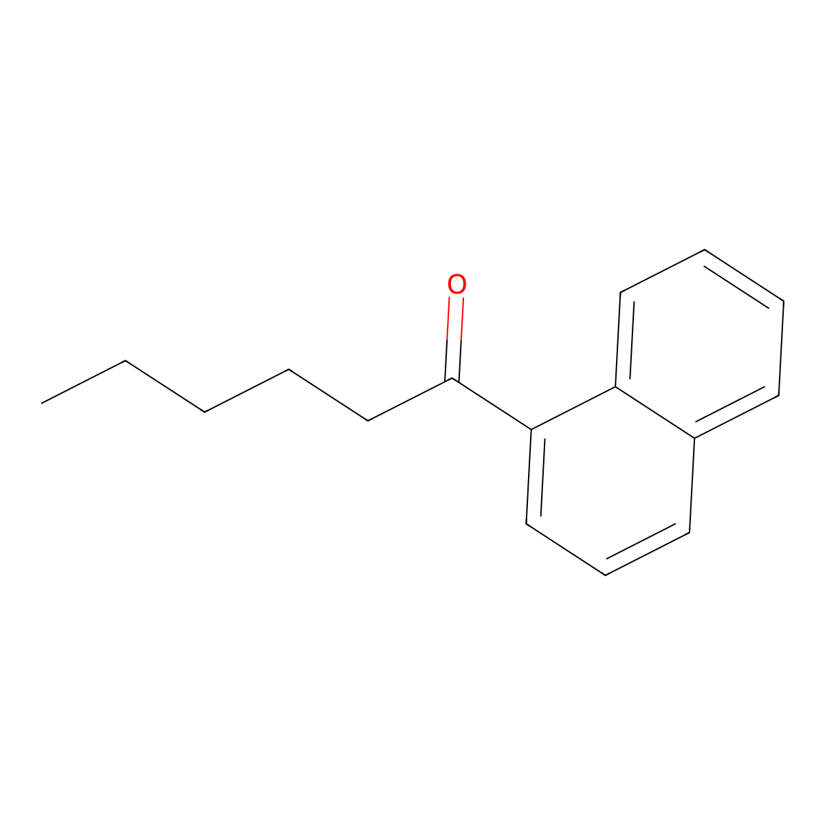 1-(1-Naphthalenyl)-1-hexanone molecular structure, CAS 2876-61-1