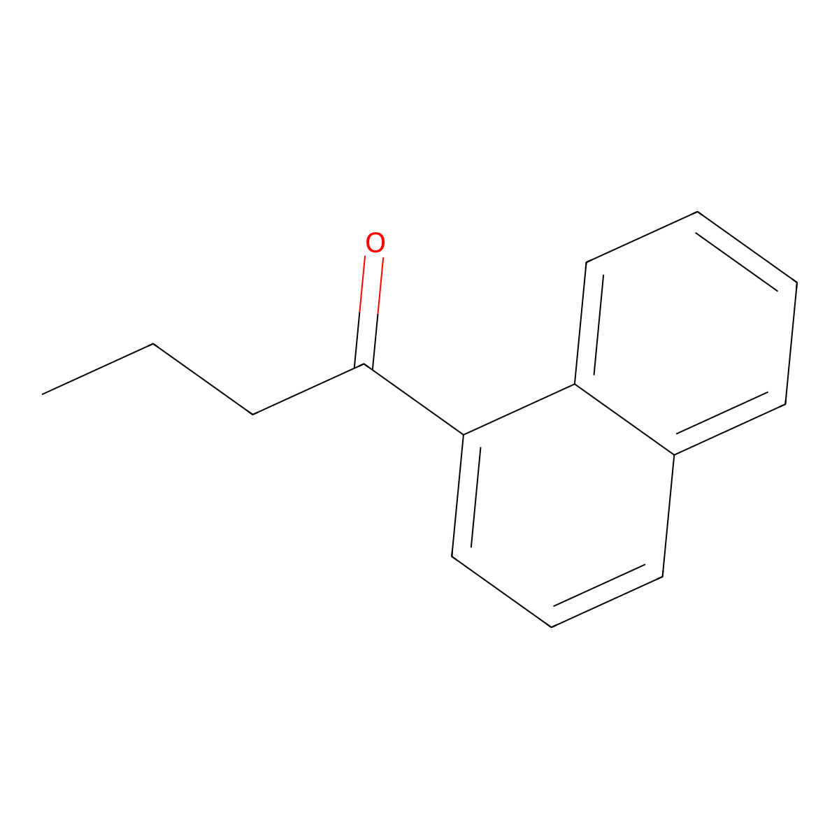 1-(1-Naphthalenyl)-1-butanone molecular structure, CAS 2876-62-2