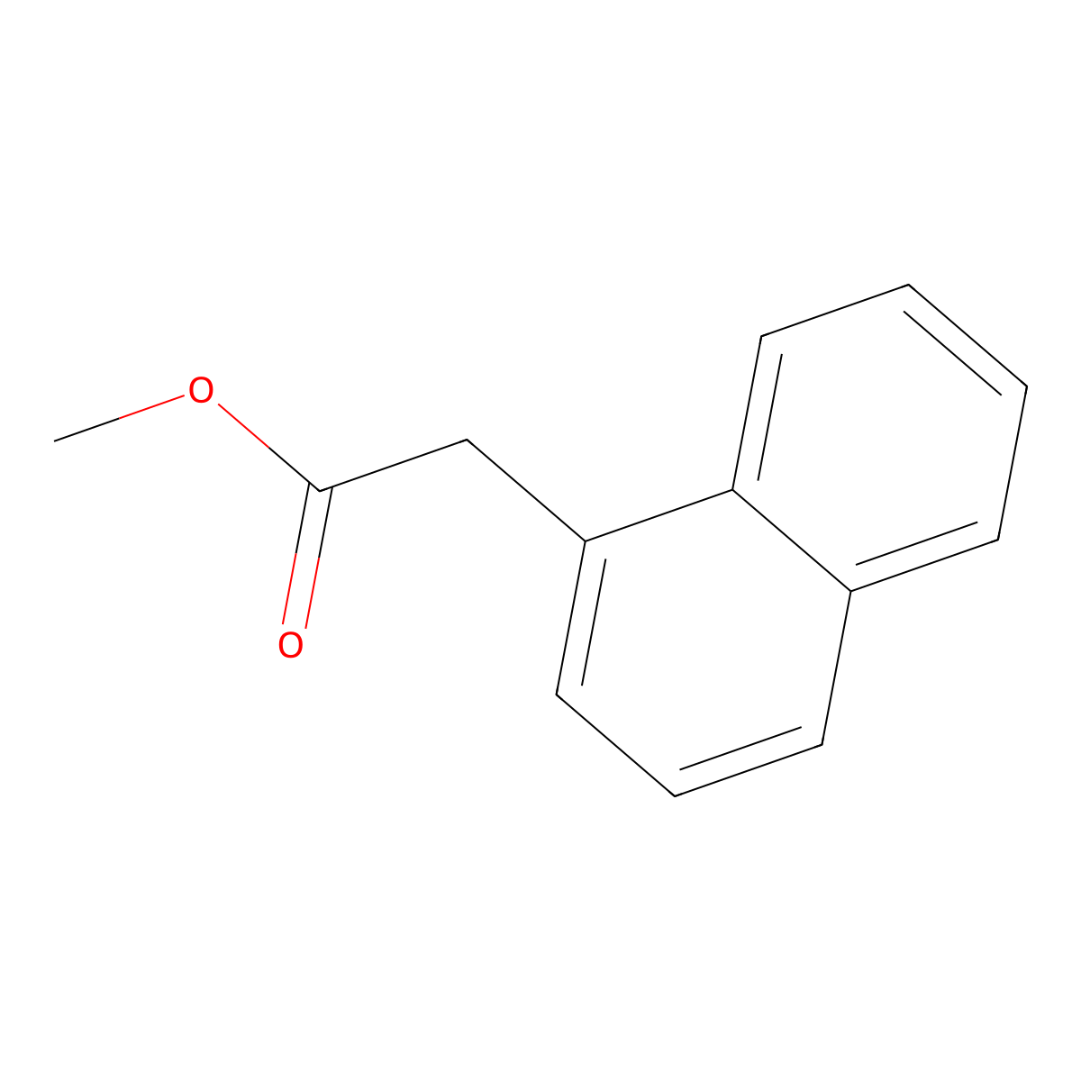 Methyl 1-naphthylacetate molecular structure, CAS 2876-78-0