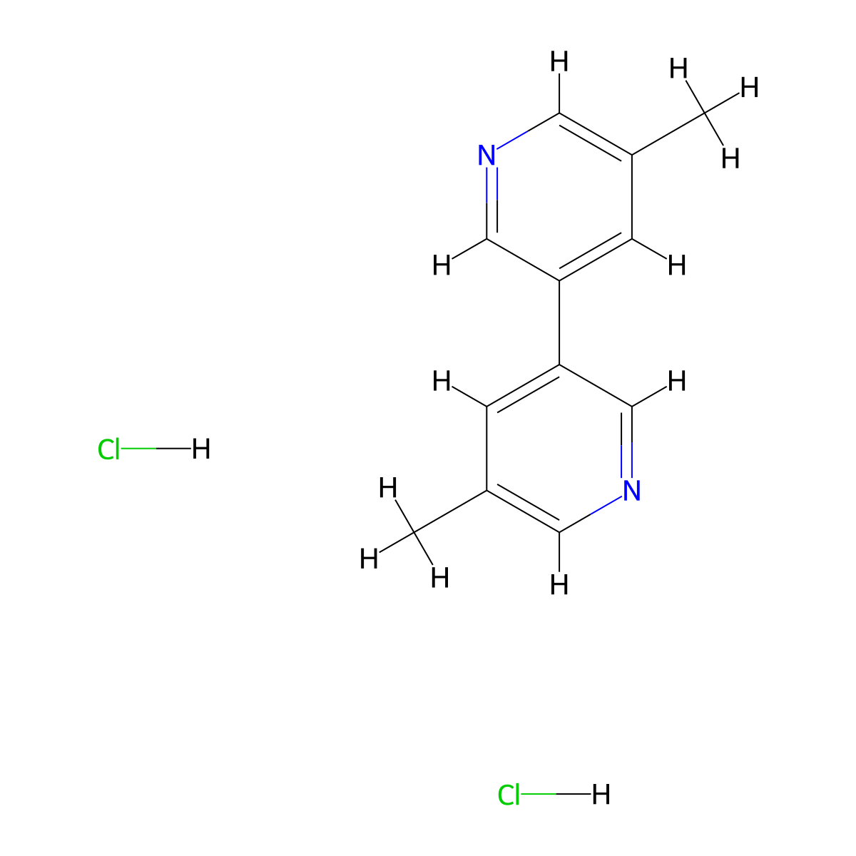 5,5-Dimethyl-3,3-bipyridine dihydrochloride molecular structure, CAS 2877691-82-0