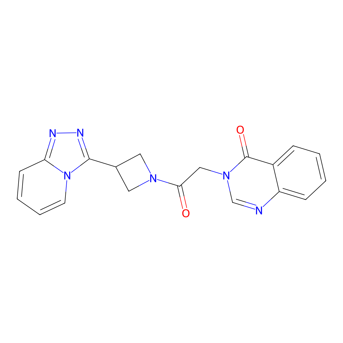 3-[2-Oxo-2-(3-{[1,2,4]triazolo[4,3-a]pyridin-3-yl}azetidin-1-yl)ethyl]-3,4-dihydroquinazolin-4-one molecular structure, CAS 2877721-98-5