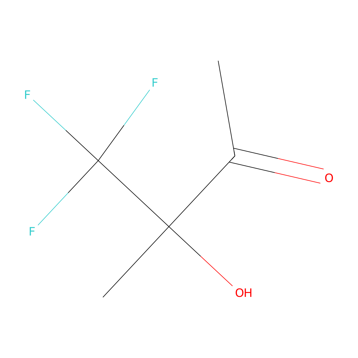 (S)-4,4,4-Trifluoro-3-hydroxy-3-methylbutan-2-one molecular structure, CAS 2877757-07-6