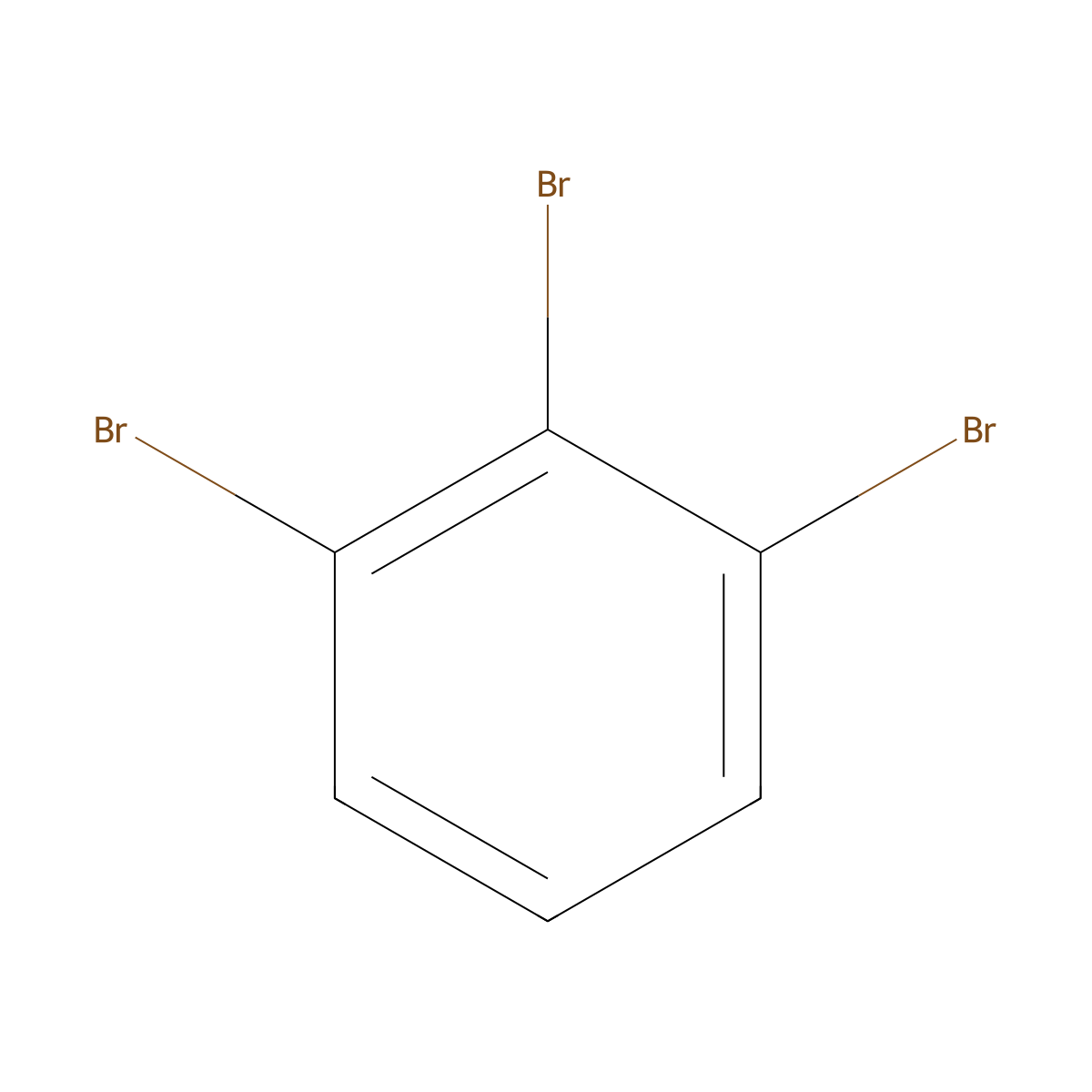 1,2,3-Tribromobenzene molecular structure, CAS 28779-08-0