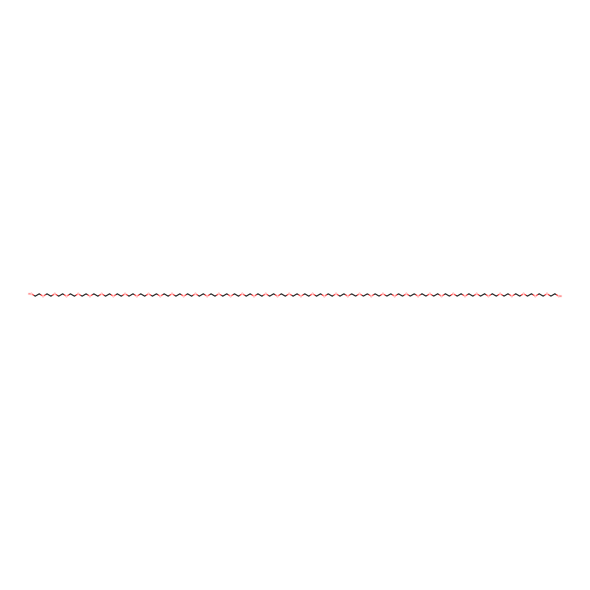 HO-Peg45-OH molecular structure, CAS 28780-46-3