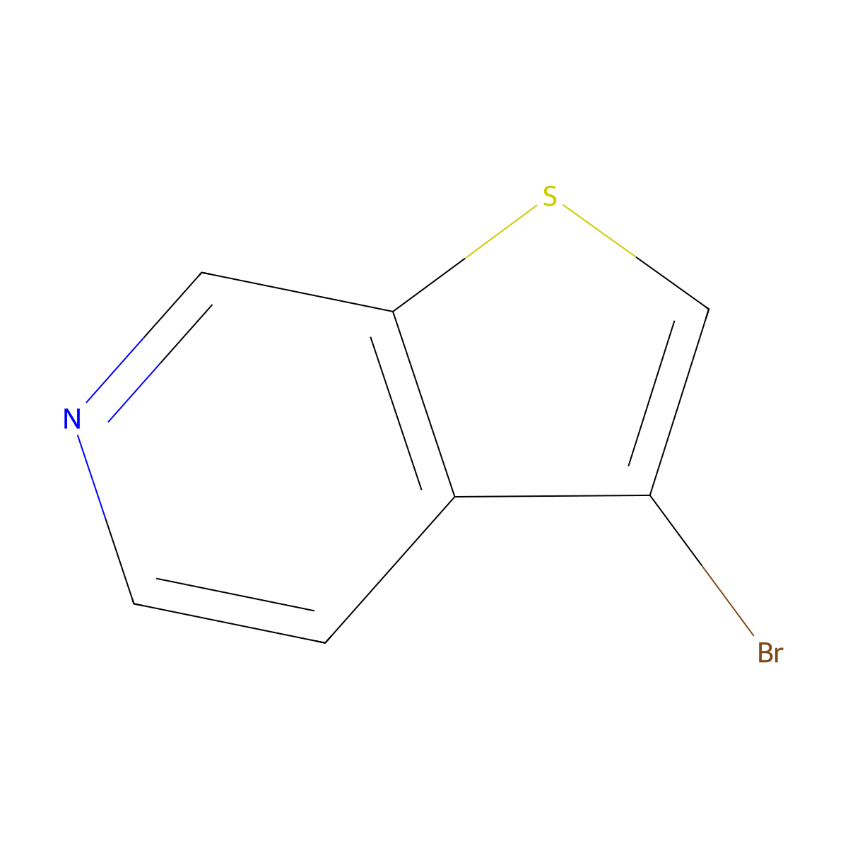 3-Bromothieno[2,3-c]pyridine molecular structure, CAS 28783-17-7