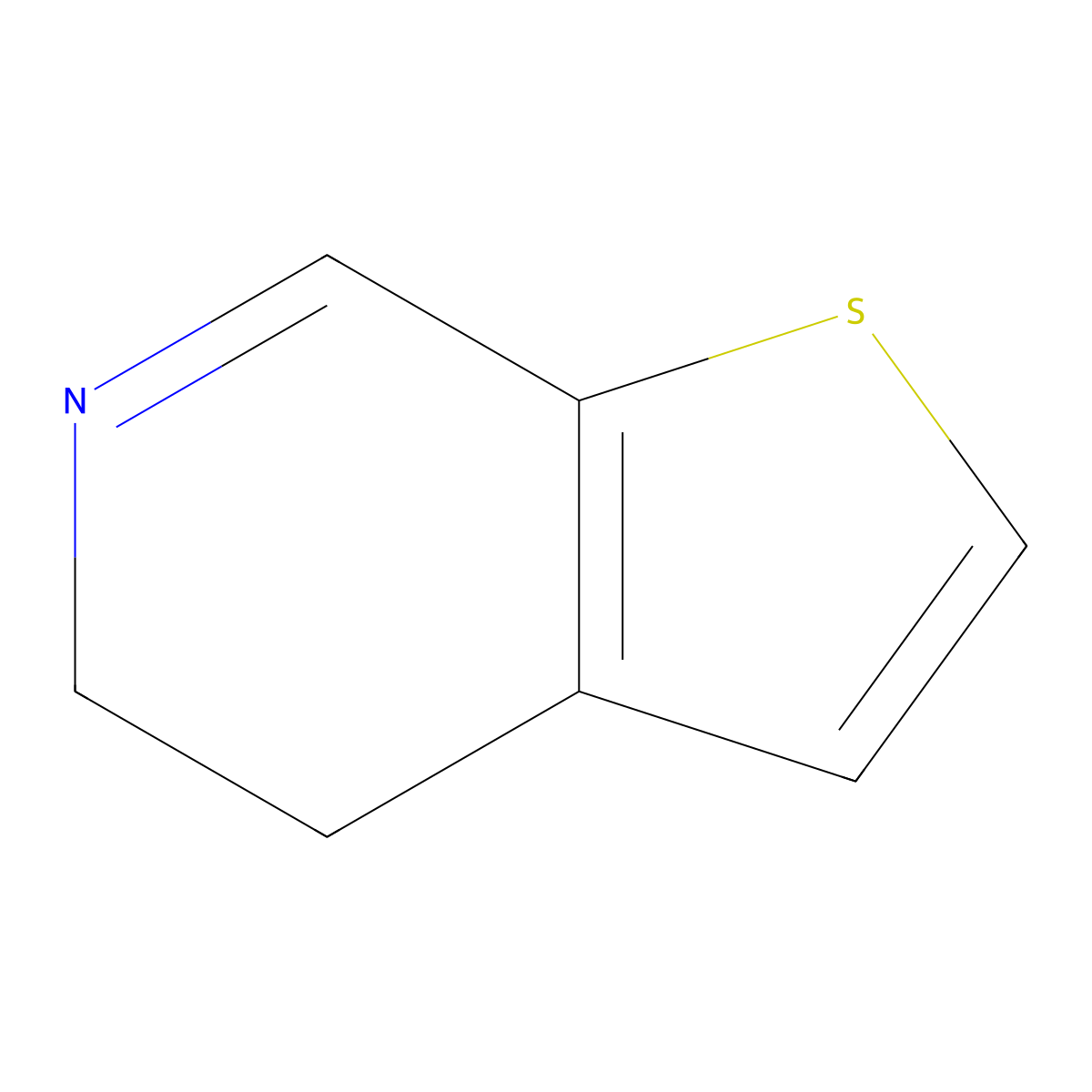 4,5-Dihydrothieno[2,3-c]pyridine molecular structure, CAS 28783-50-8