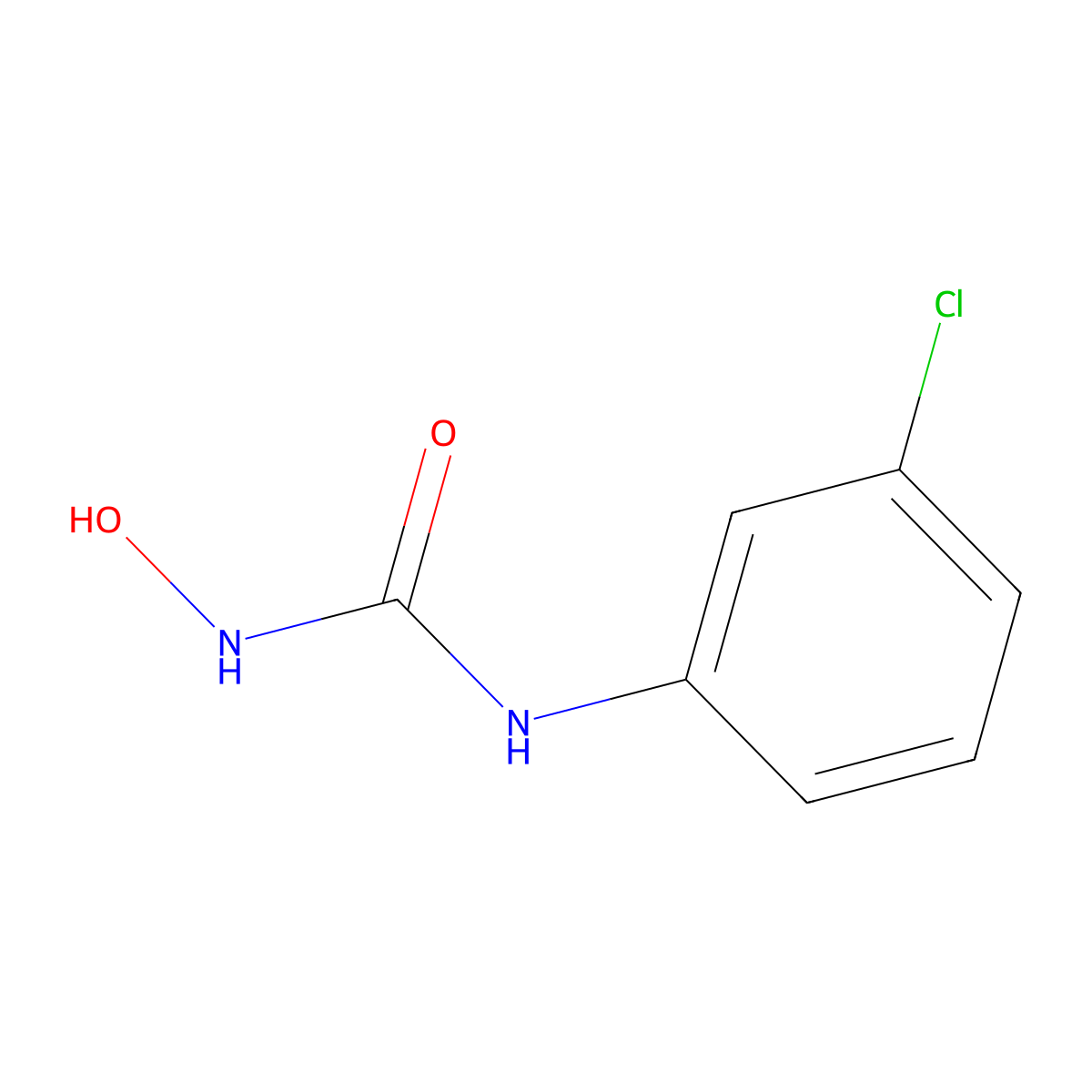 1-(3-Chlorophenyl)-3-hydroxyurea molecular structure, CAS 28788-18-3