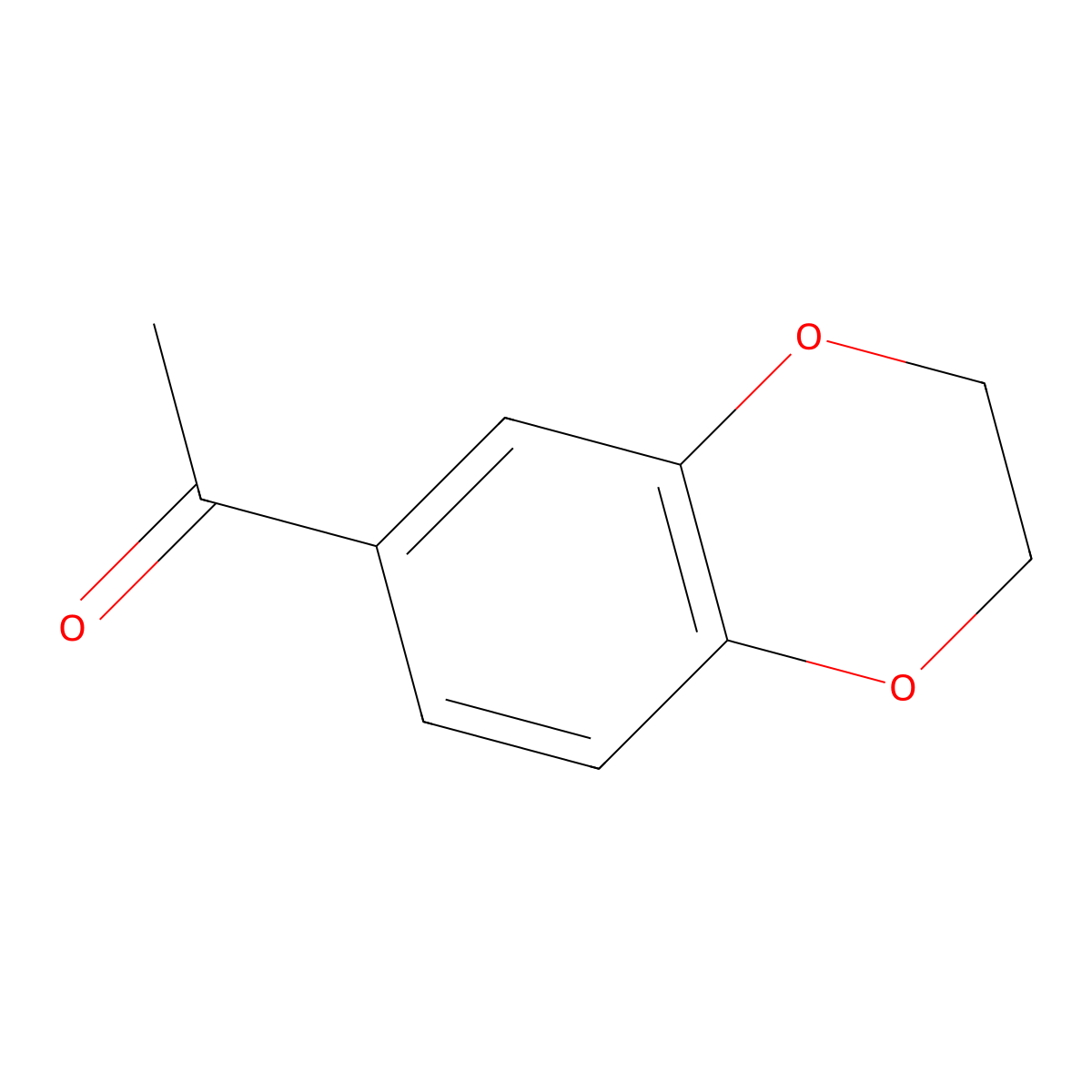1,4-Benzodioxan-6-yl methyl ketone molecular structure, CAS 2879-20-1