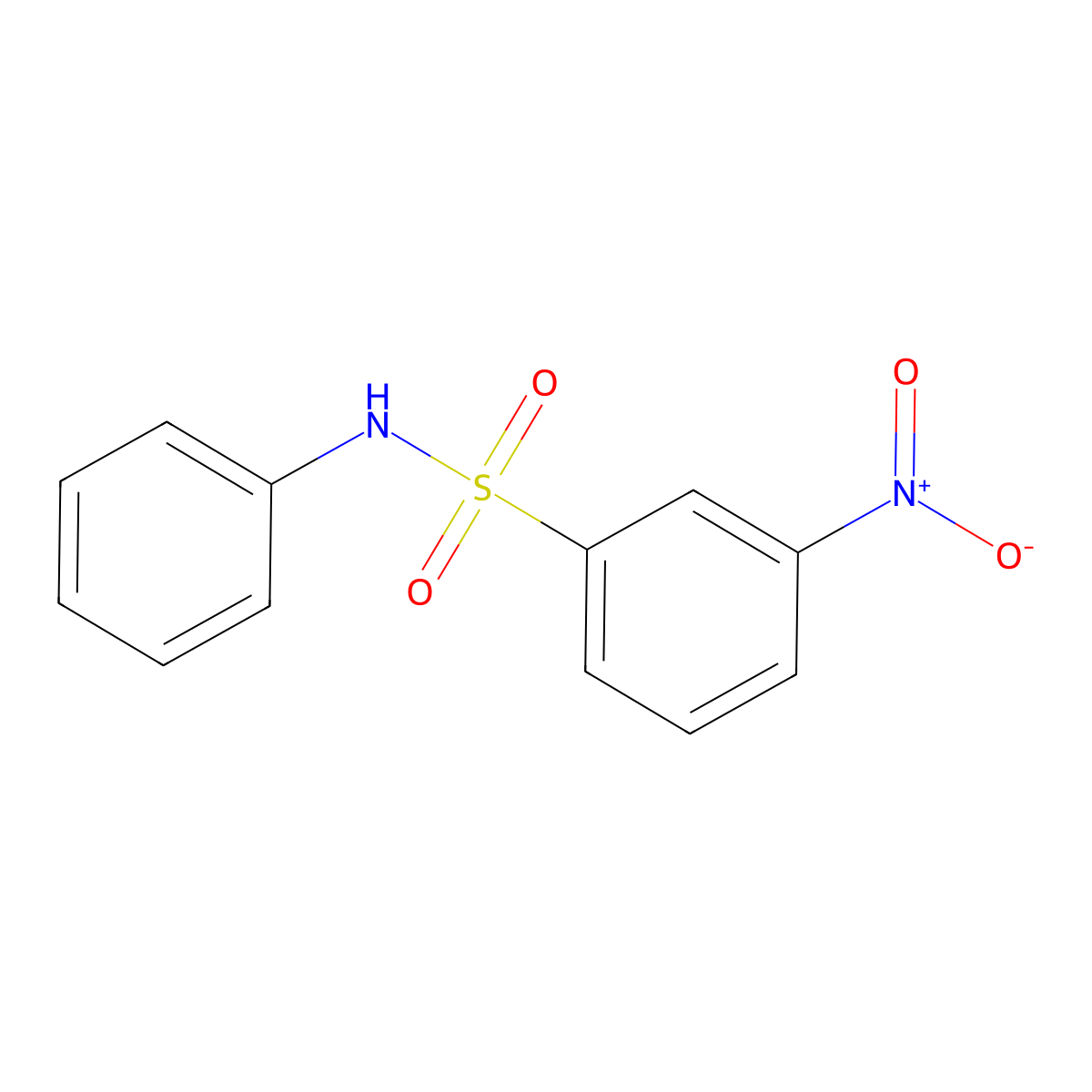 3-Nitrobenzenesulfonanilide molecular structure, CAS 28791-26-6