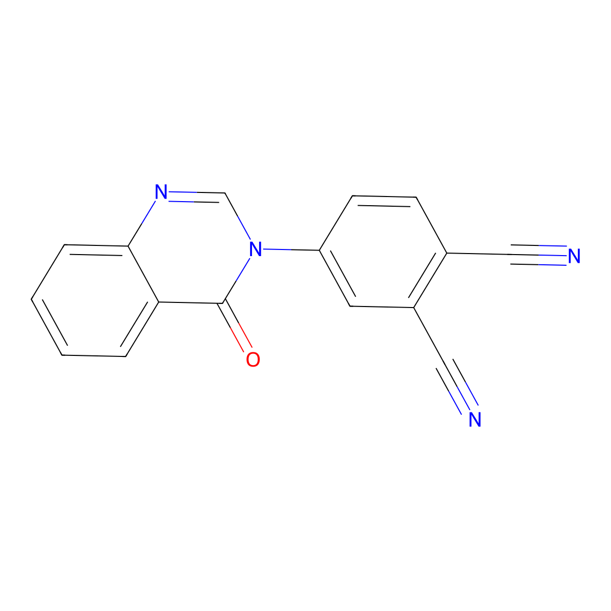 4-(4-Oxoquinazolin-3-yl)benzene-1,2-dicarbonitrile molecular structure, CAS 287916-60-3
