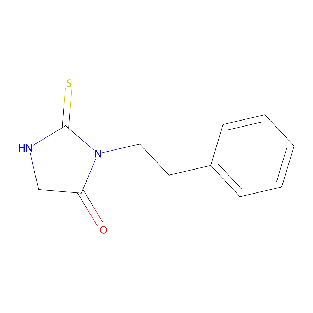 2-Thioxo-3-phenethylimidazolidine-4-one molecular structure, CAS 287918-12-1