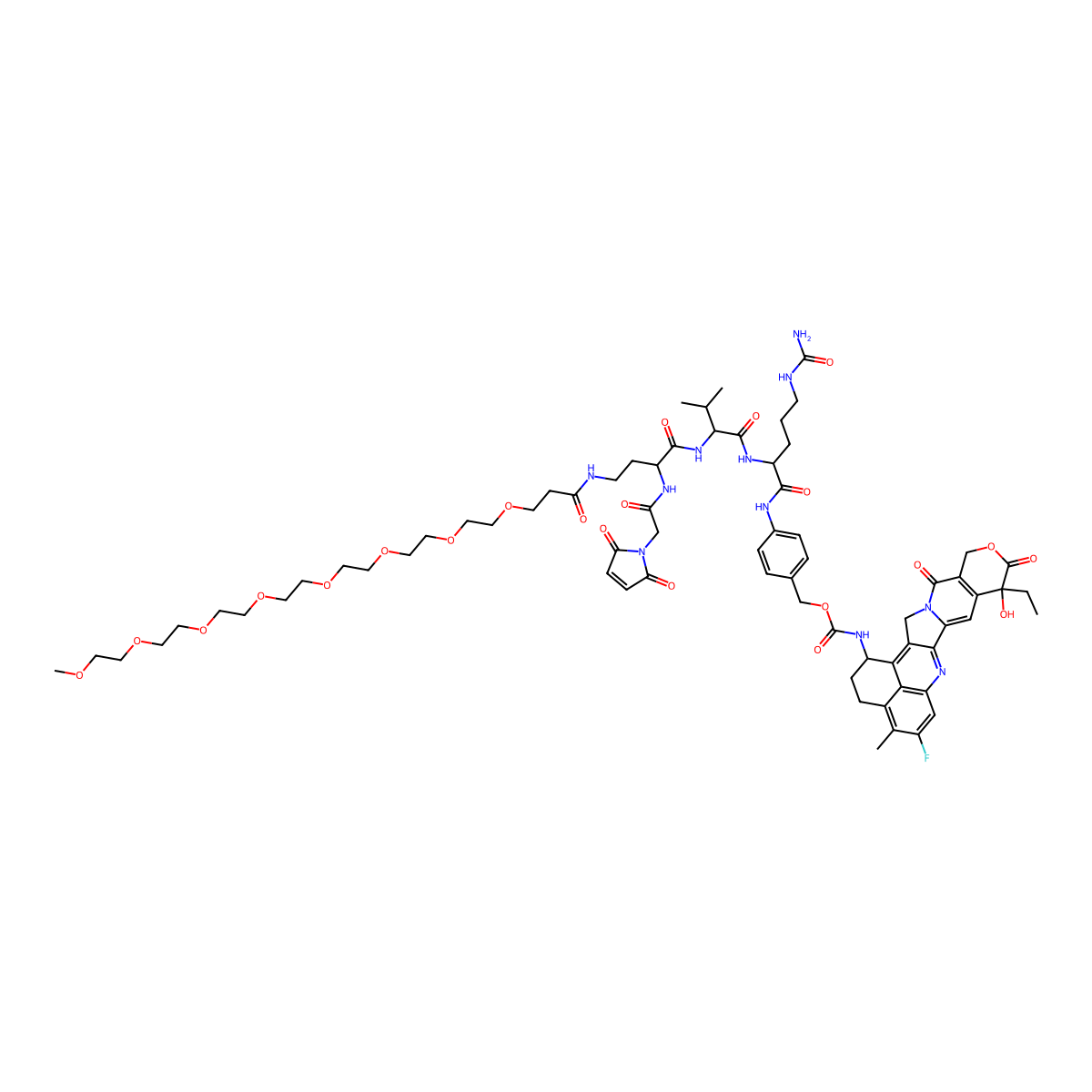 CB07-Exatecan molecular structure, CAS 2879247-31-9