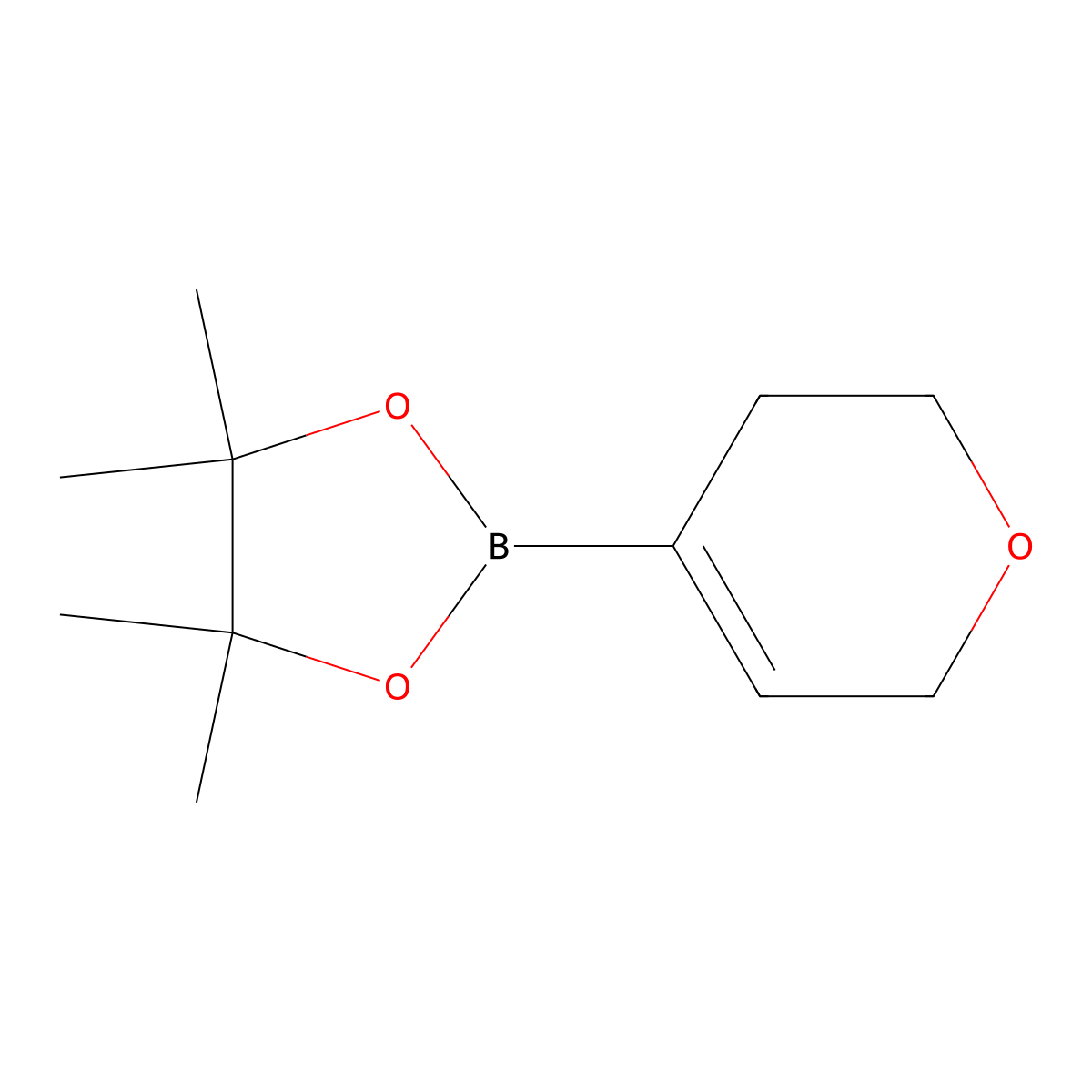 3,6-Dihydro-2H-pyran-4-boronic acid pinacol ester molecular structure, CAS 287944-16-5