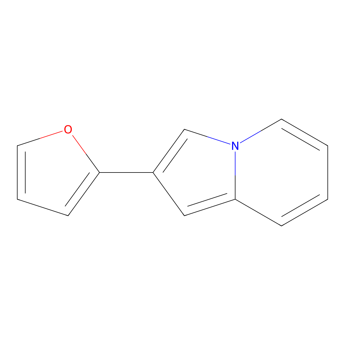 2-(Furan-2-yl)indolizine molecular structure, CAS 28795-34-8