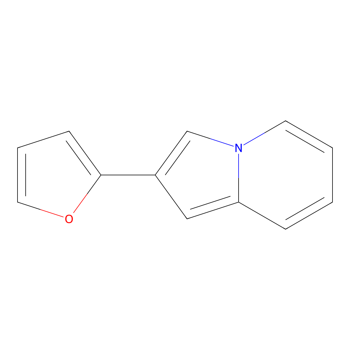 2-(Furan-2-yl)indolizine molecular structure, CAS 28795-34-8