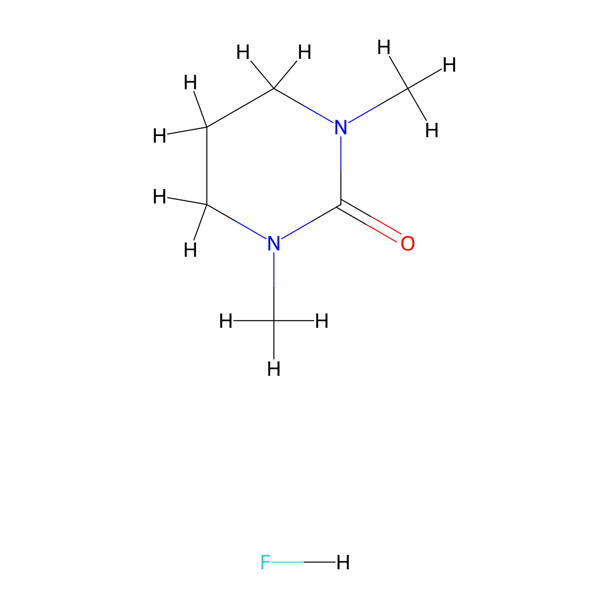 DMPU-HF Reagent molecular structure, CAS 287966-55-6