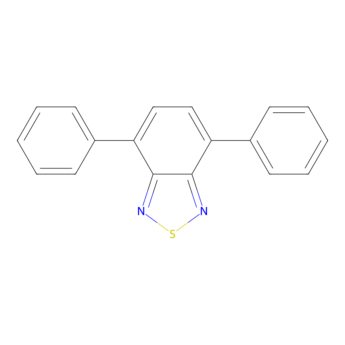 4,7-Diphenyl-2,1,3-benzothiadiazole molecular structure, CAS 287976-96-9