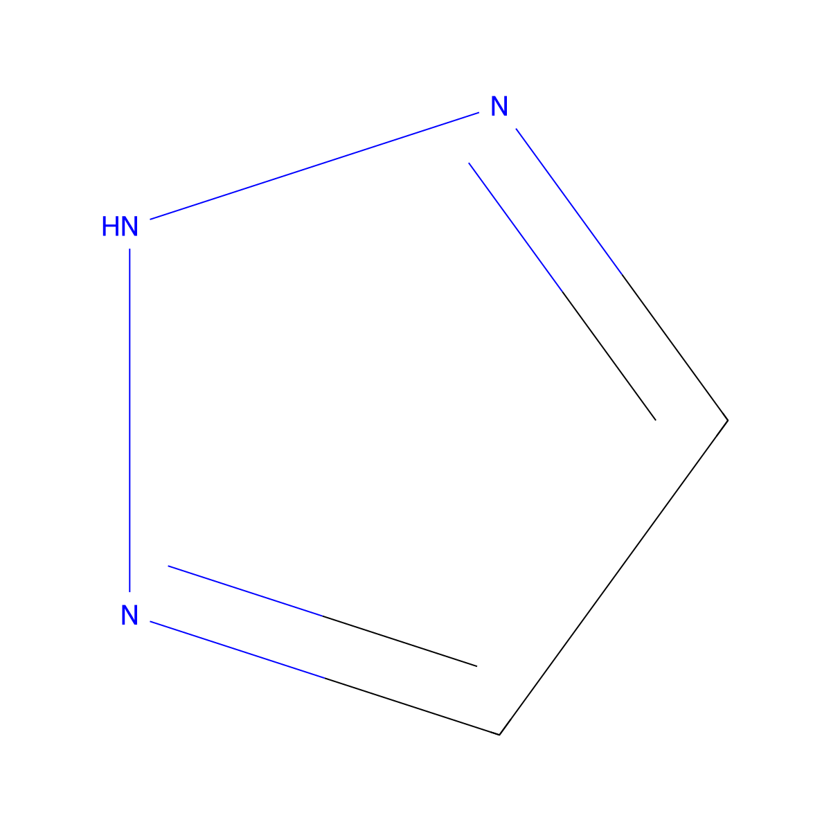 1H-1,2,3-Triazole molecular structure, CAS 288-35-7