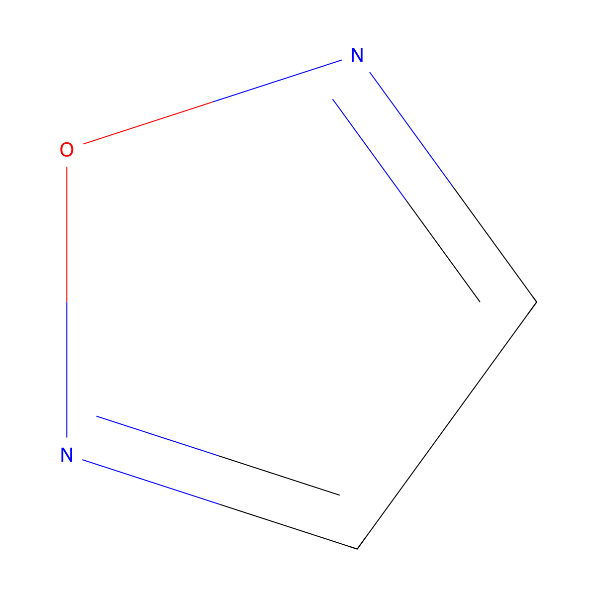1,2,5-Oxadiazole molecular structure, CAS 288-37-9