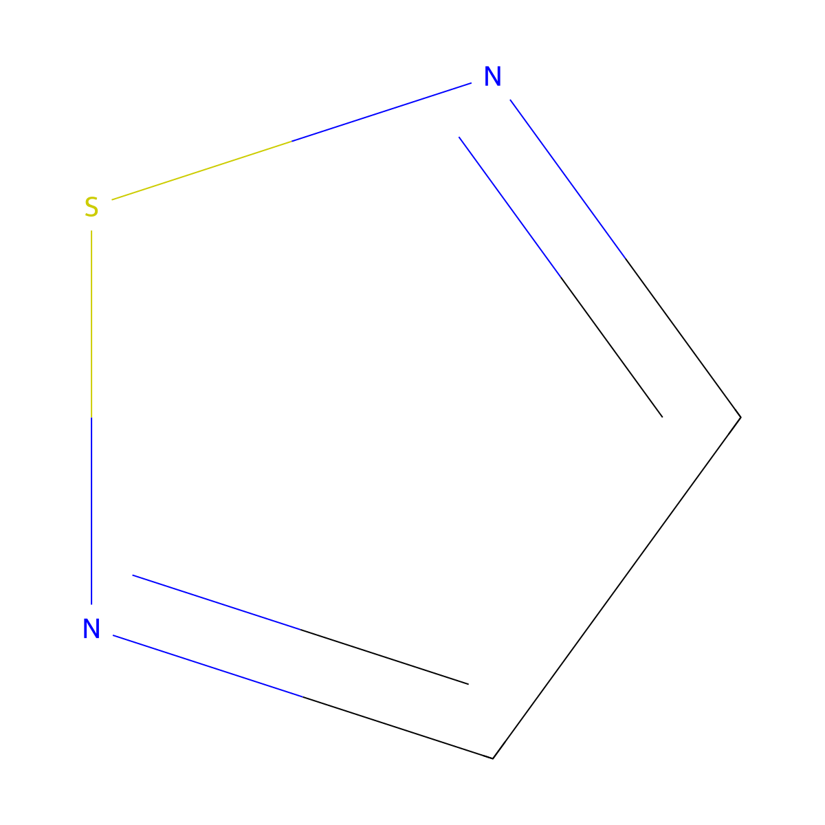 1,2,5-Thiadiazole molecular structure, CAS 288-39-1