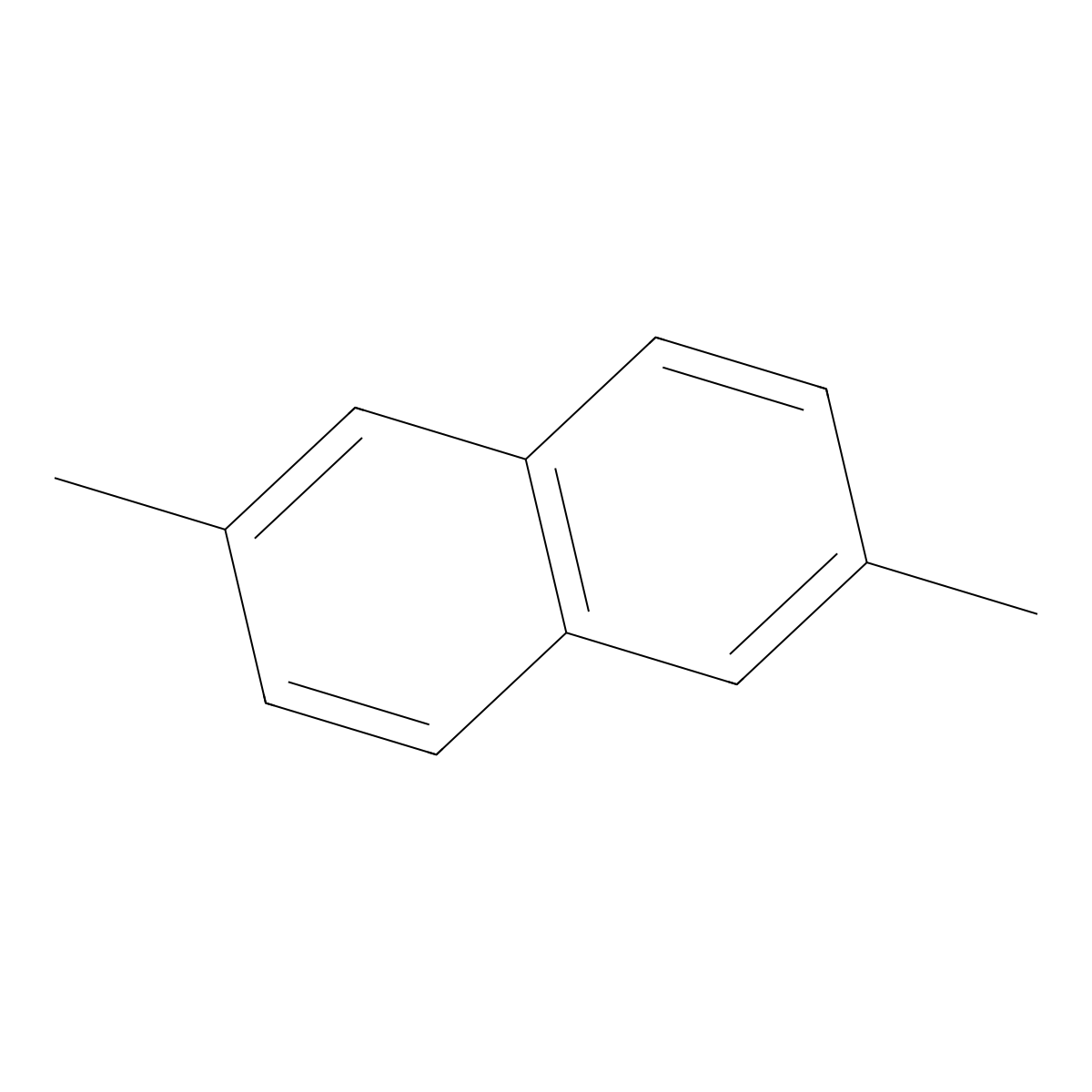2,6-Dimethylnaphthalene molecular structure, CAS 28804-88-8