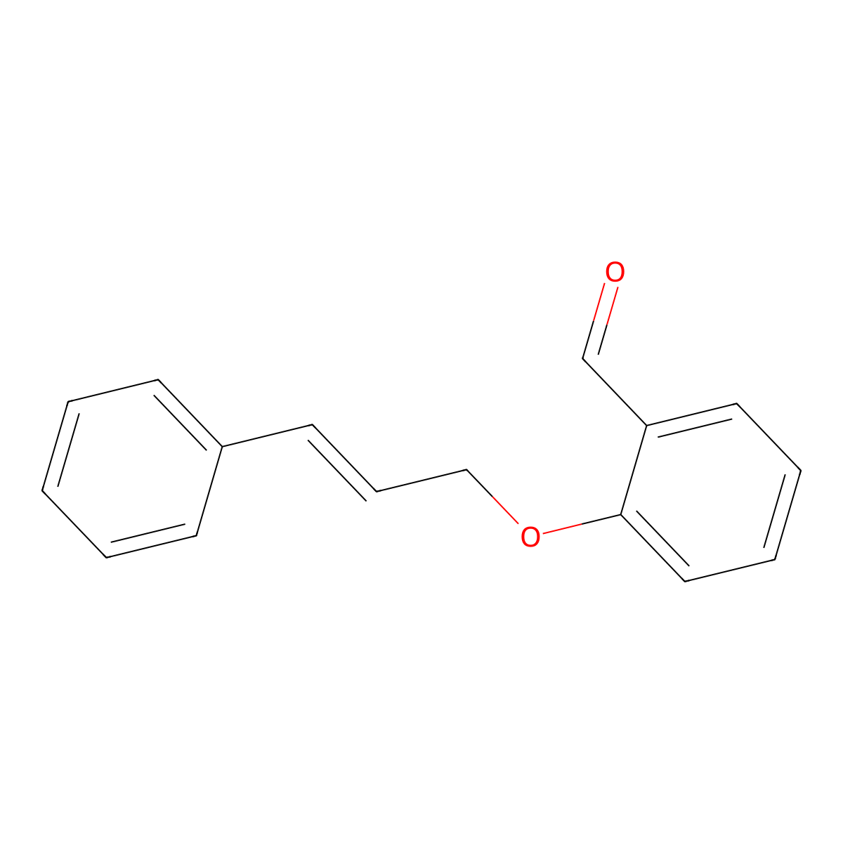 2-{[(2E)-3-phenylprop-2-enyl]oxy}benzaldehyde molecular structure, CAS 28809-06-5
