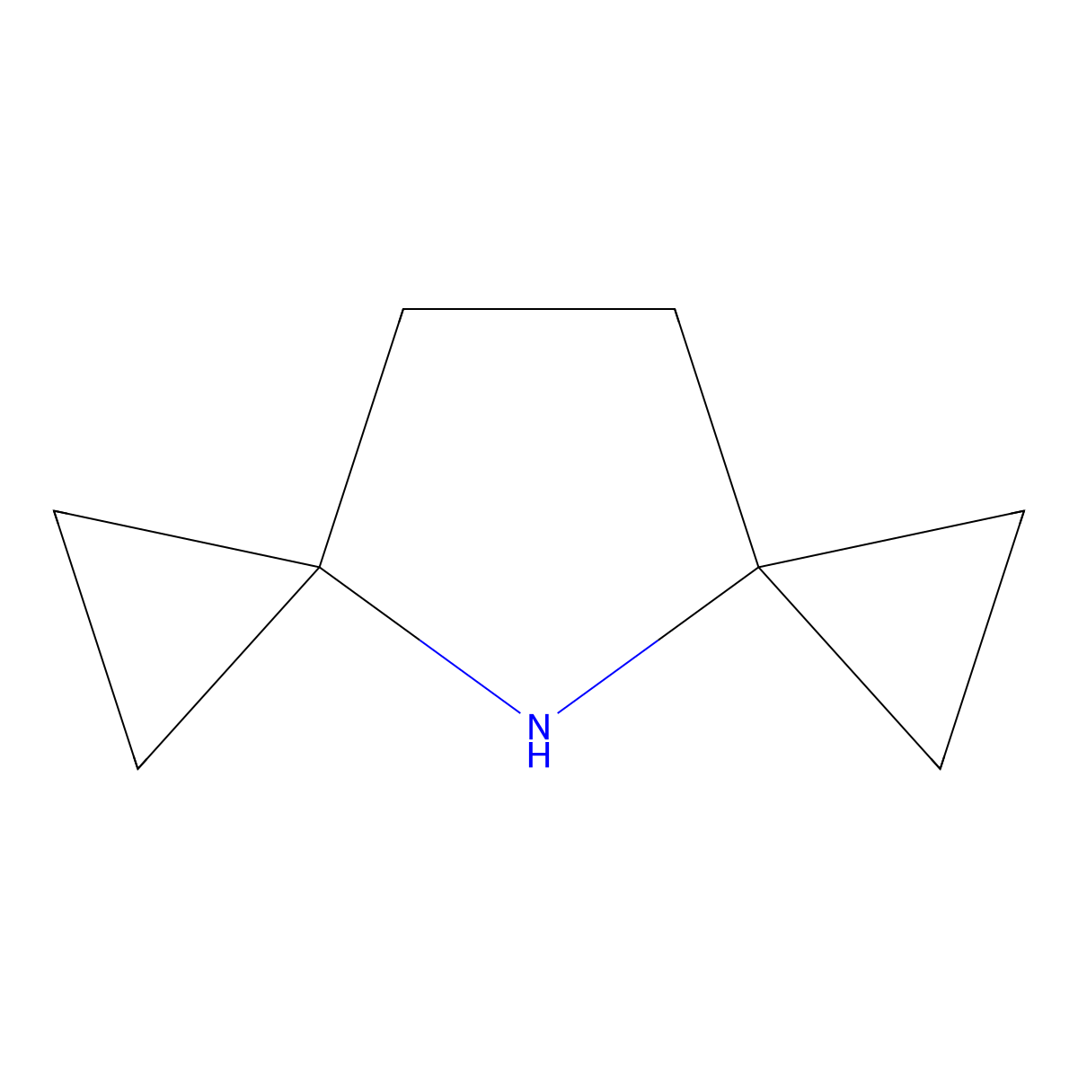 4-Azadispiro[2.1.2.2]nonane molecular structure, CAS 288102-17-0
