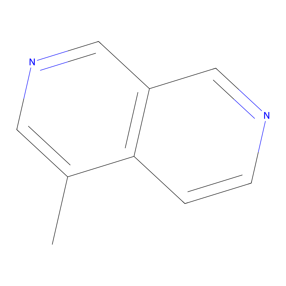 4-Methyl-2,7-naphthyridine molecular structure, CAS 288141-01-5