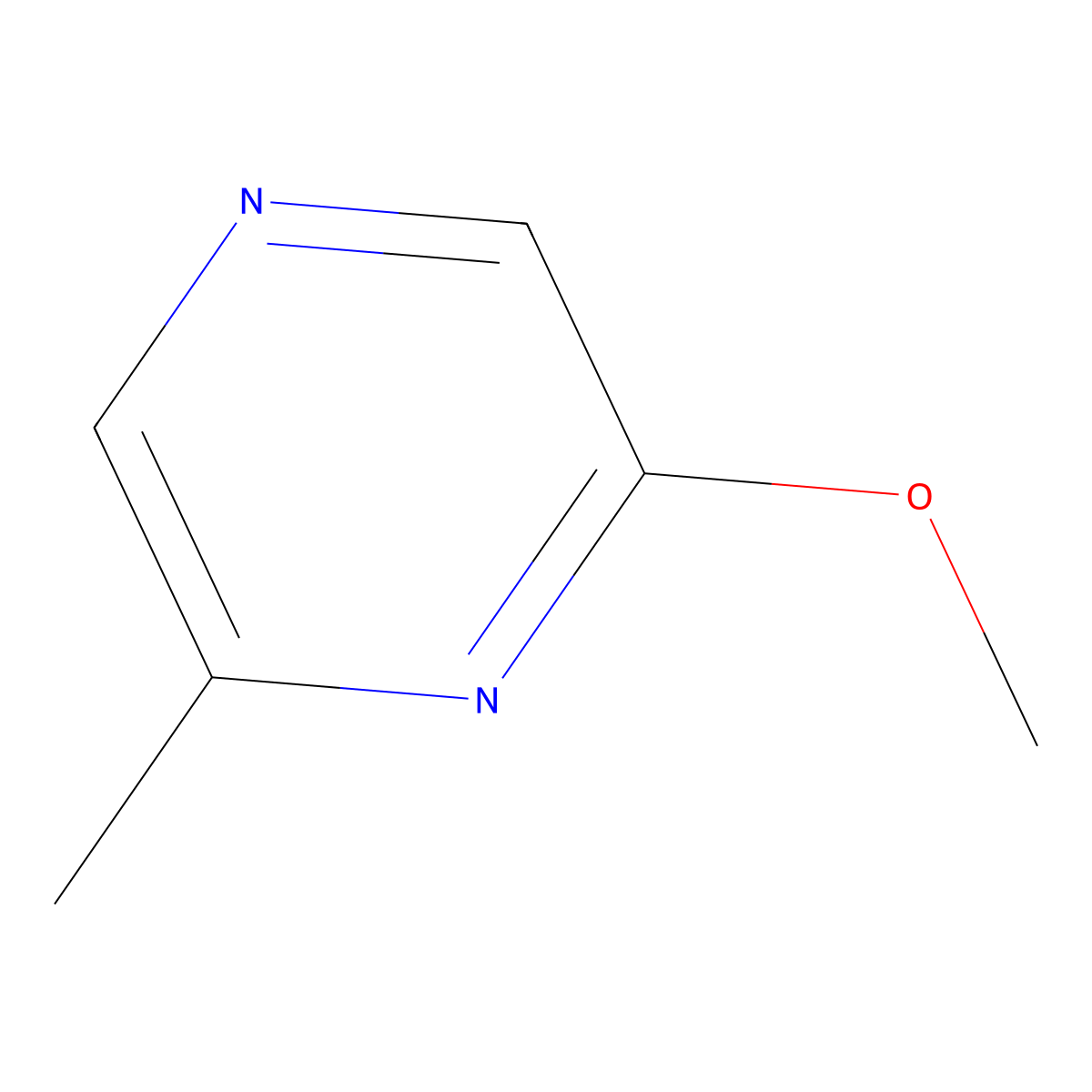 2-Methoxy-6-methylpyrazine molecular structure, CAS 2882-21-5