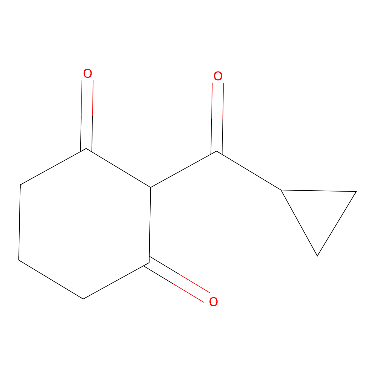 1,3-Cyclohexanedione, 2-(cyclopropylcarbonyl)- molecular structure, CAS 288258-62-8
