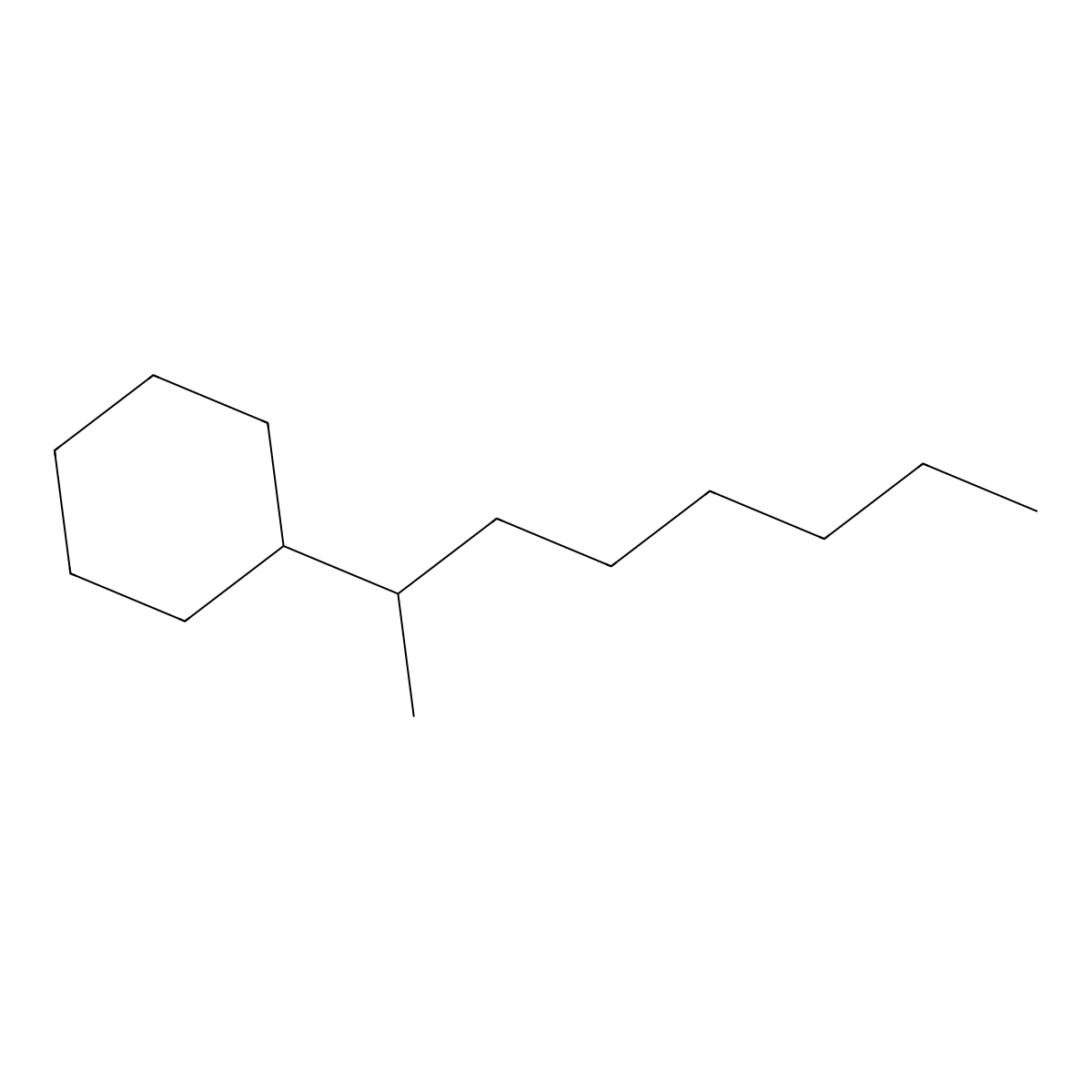2-Cyclohexyloctane molecular structure, CAS 2883-05-8