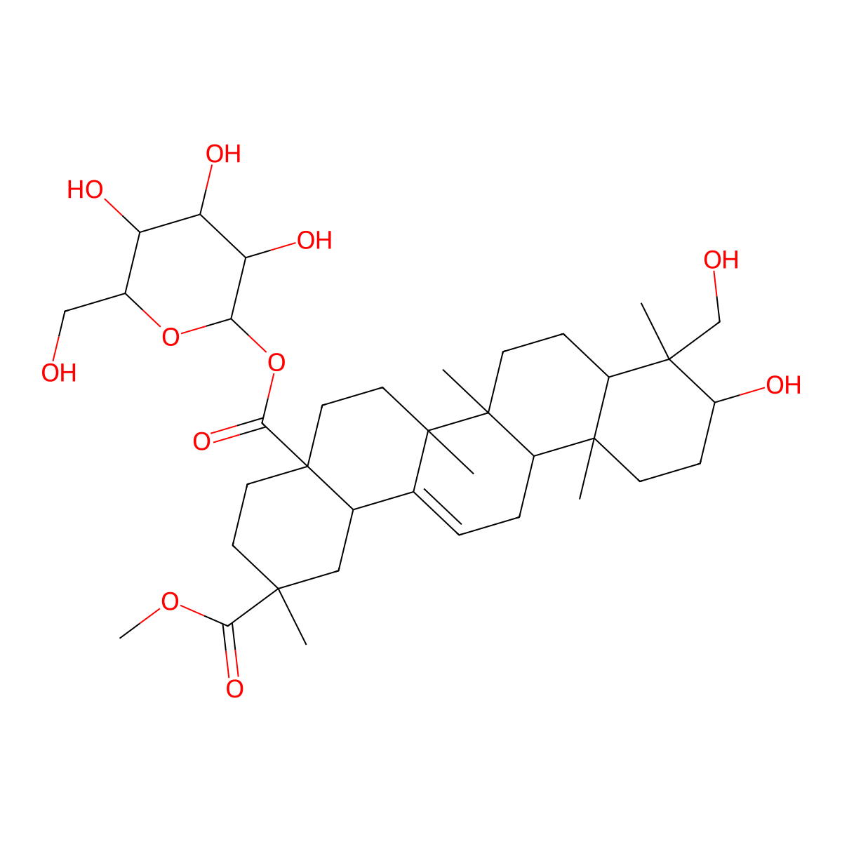 Zebirioside O molecular structure, CAS 288303-32-2