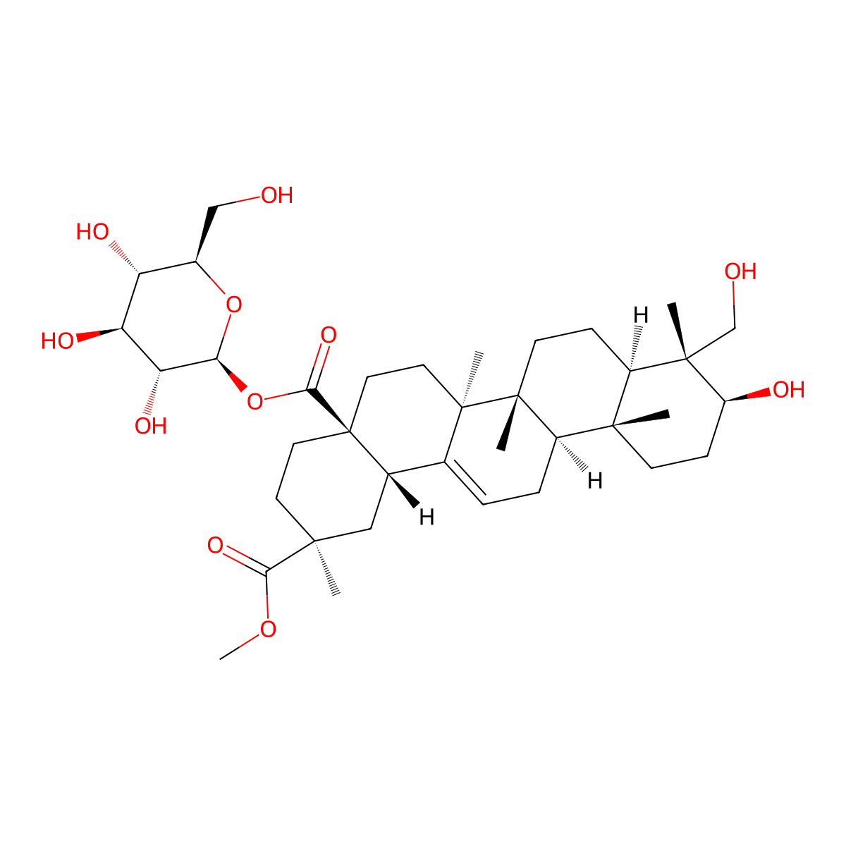 Zebirioside O molecular structure, CAS 288303-32-2