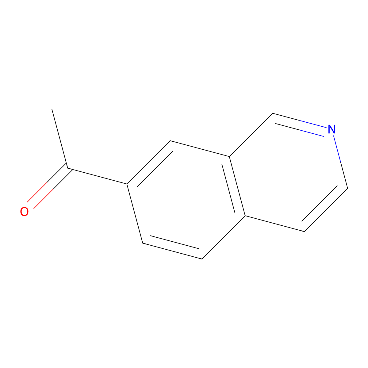 1-(Isoquinolin-7-YL)ethanone molecular structure, CAS 288309-10-4