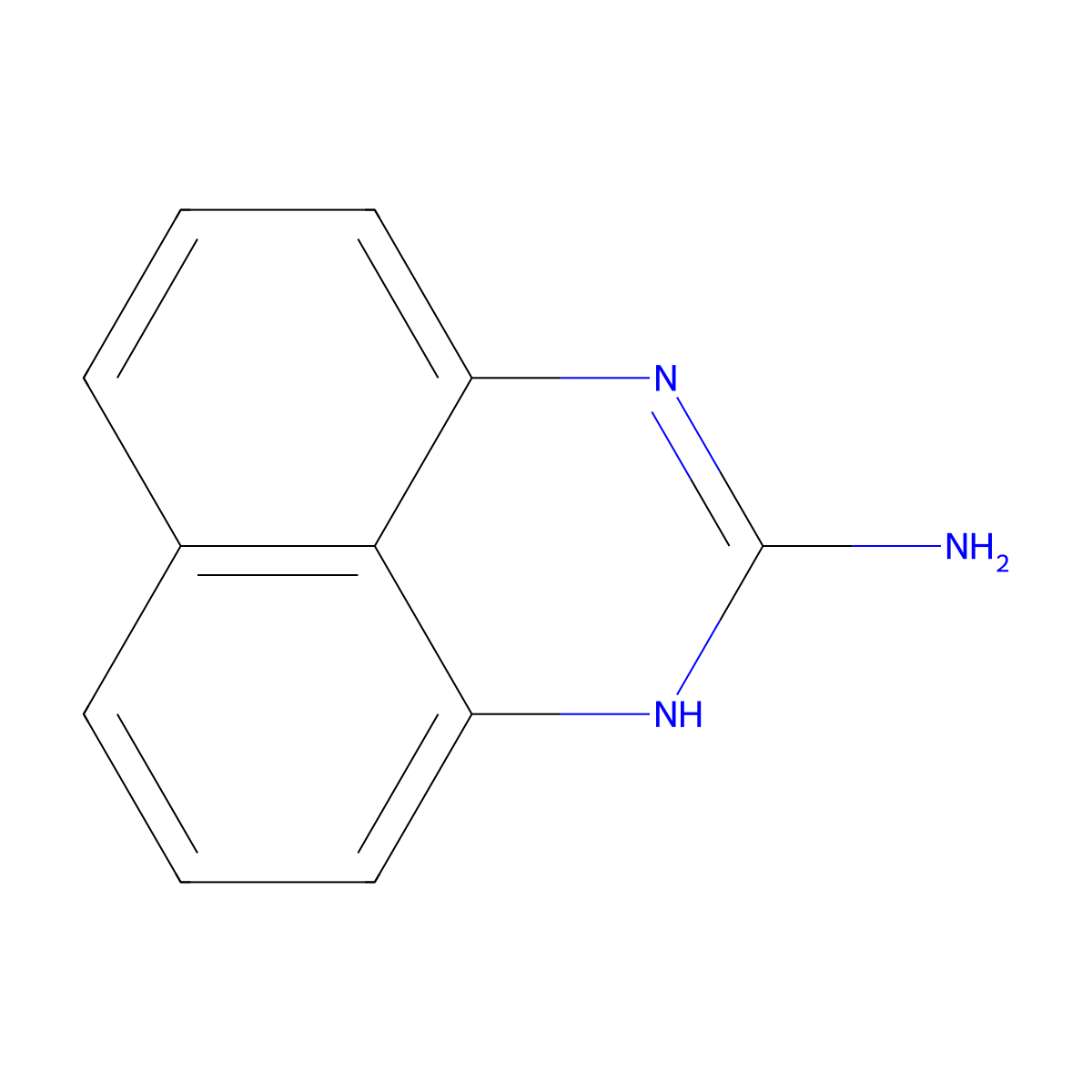 2-Aminoperimidine molecular structure, CAS 28832-64-6