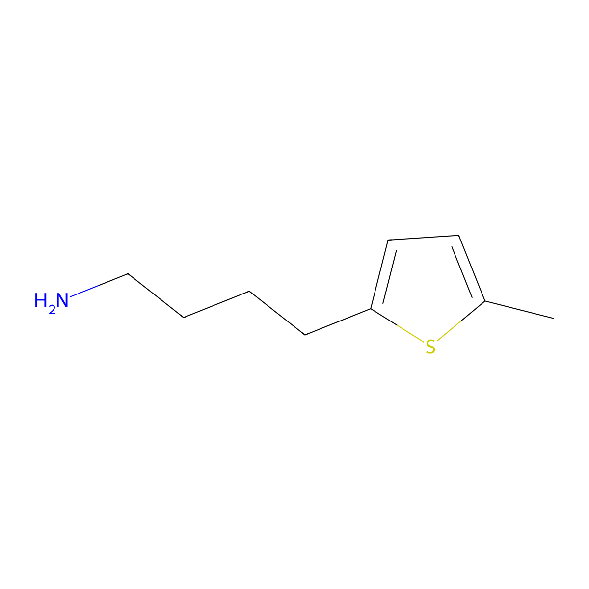 4-(5-Methylthiophen-2-yl)butan-1-amine molecular structure, CAS 288323-71-7