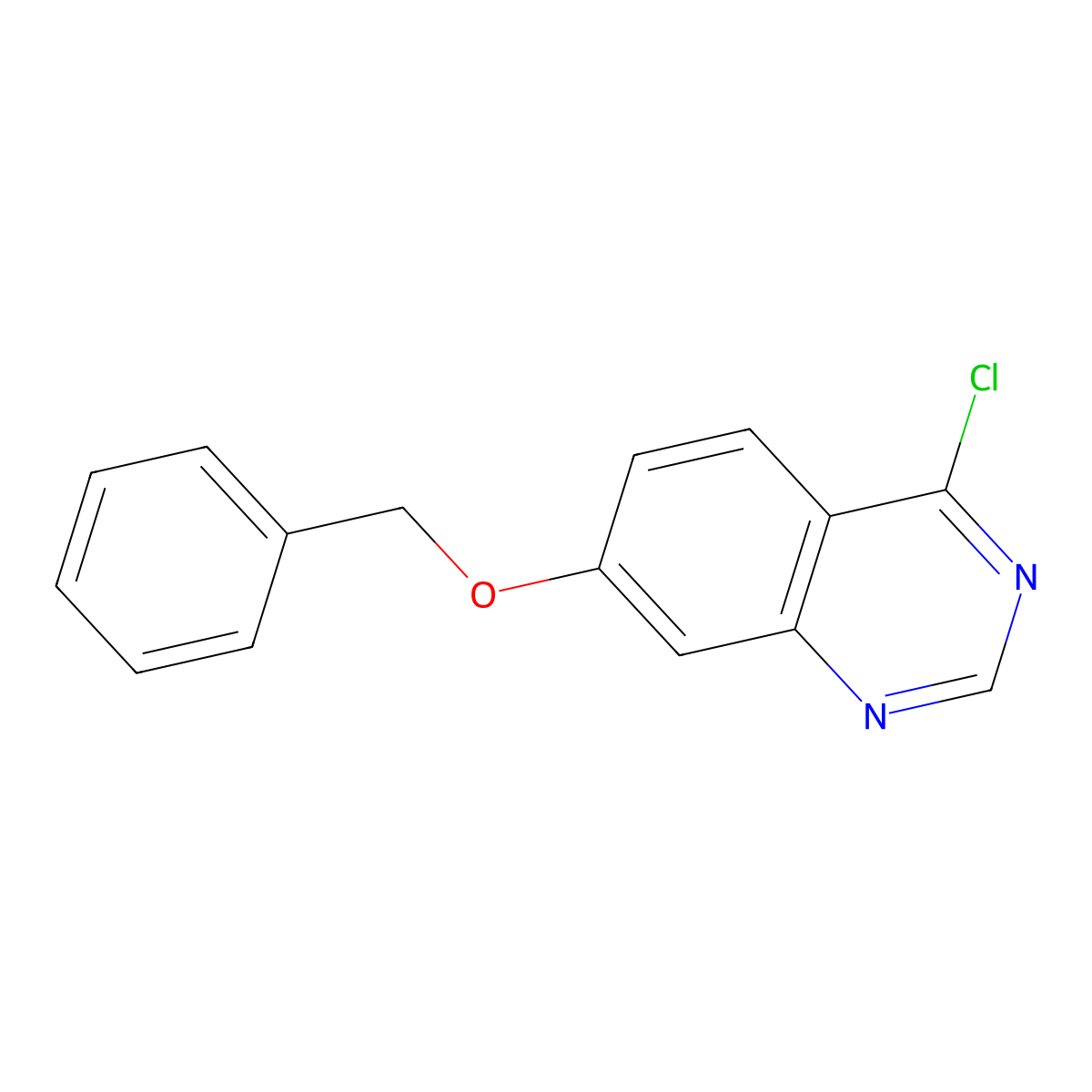 7-(Benzyloxy)-4-chloroquinazoline molecular structure, CAS 288383-86-8