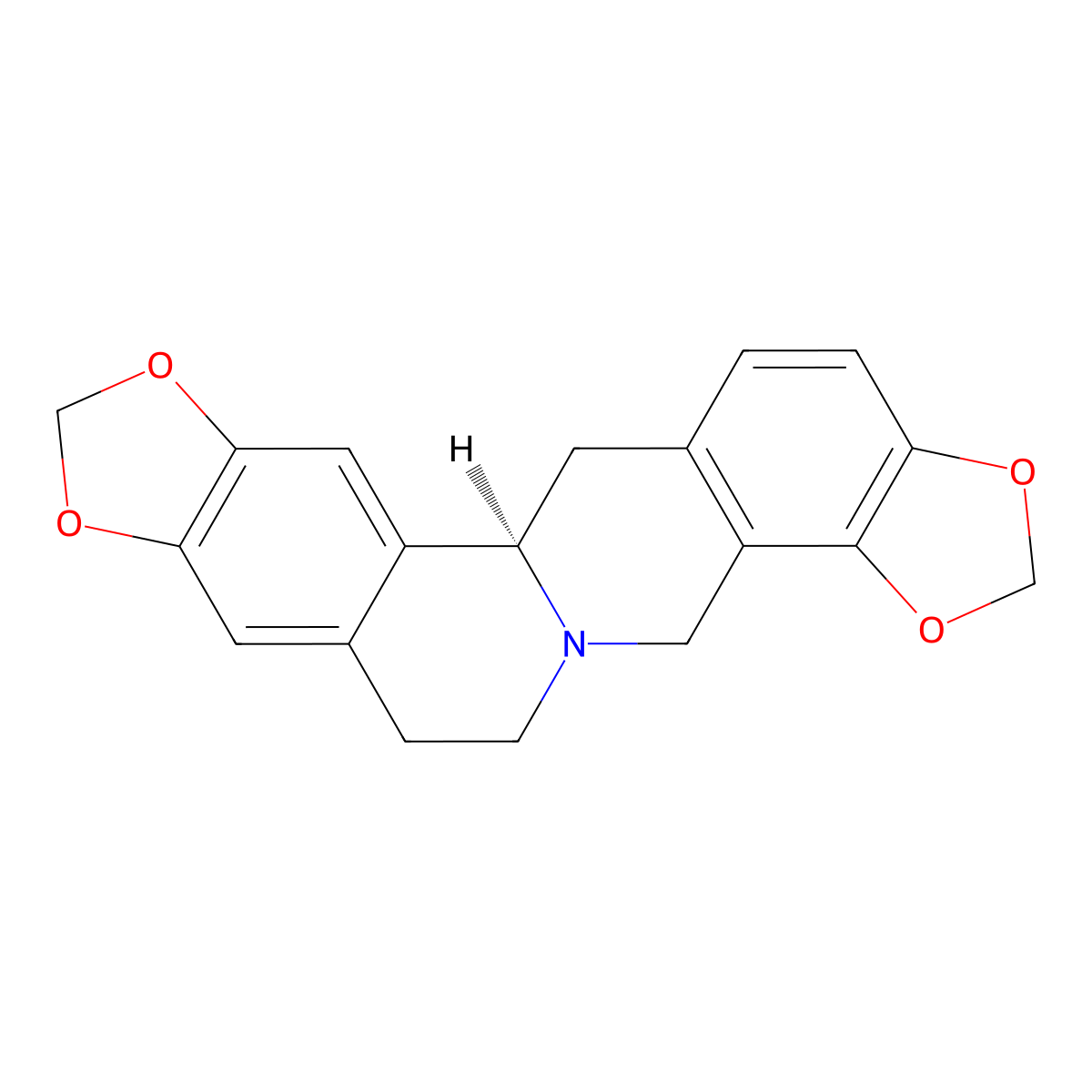 Stylopin molecular structure, CAS 2884-83-5