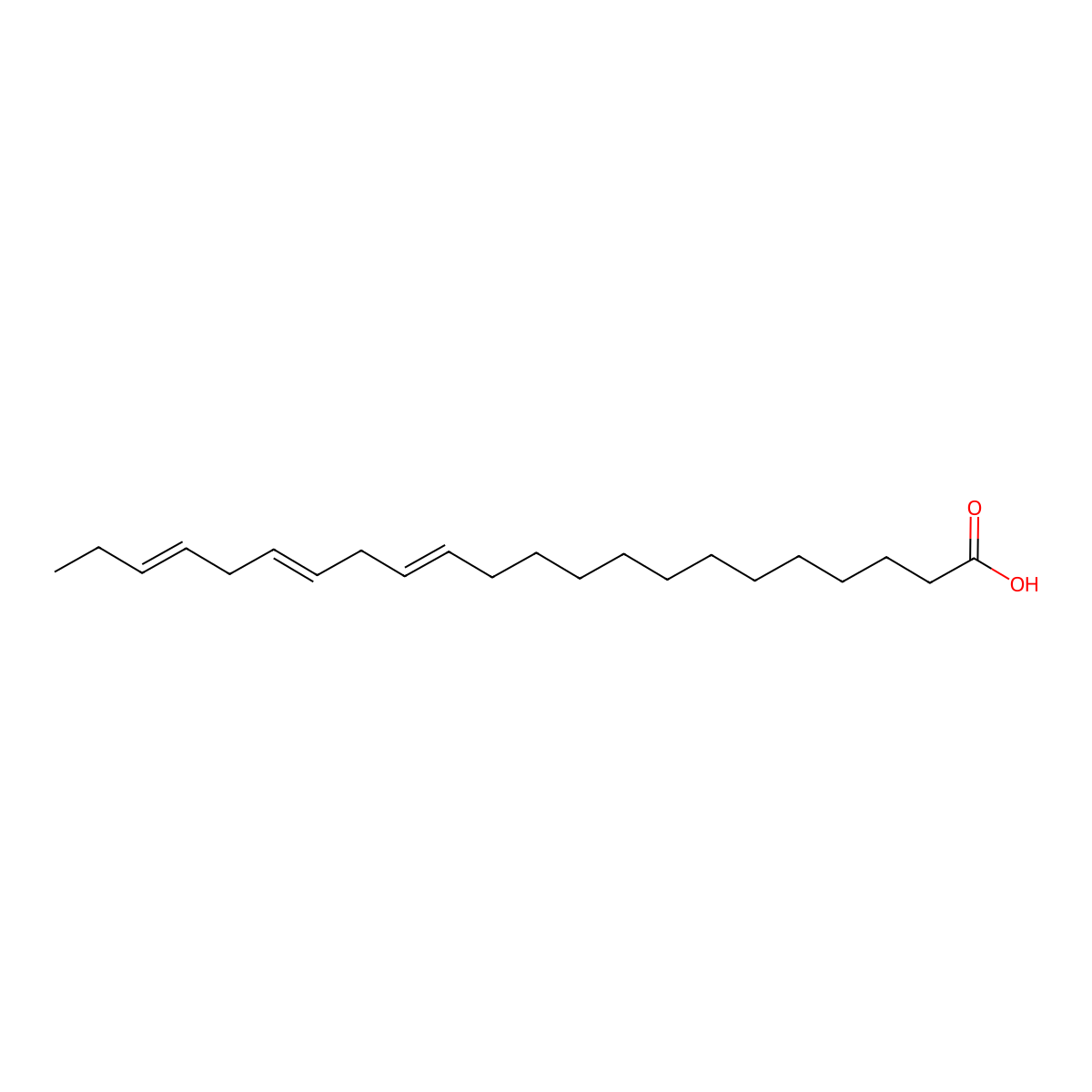 Docosatrienoic Acid molecular structure, CAS 28845-86-5