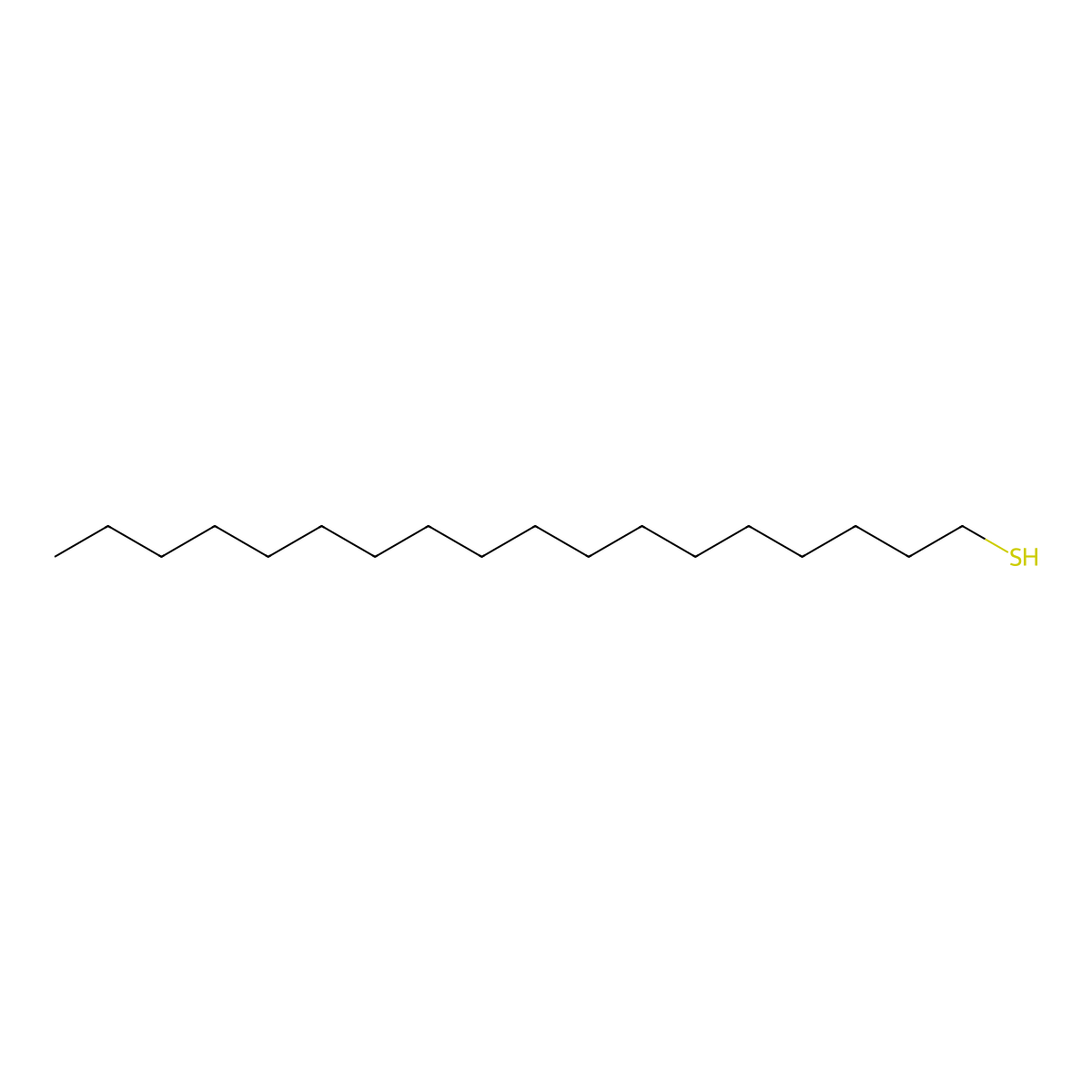 1-Octadecanethiol molecular structure, CAS 2885-00-9