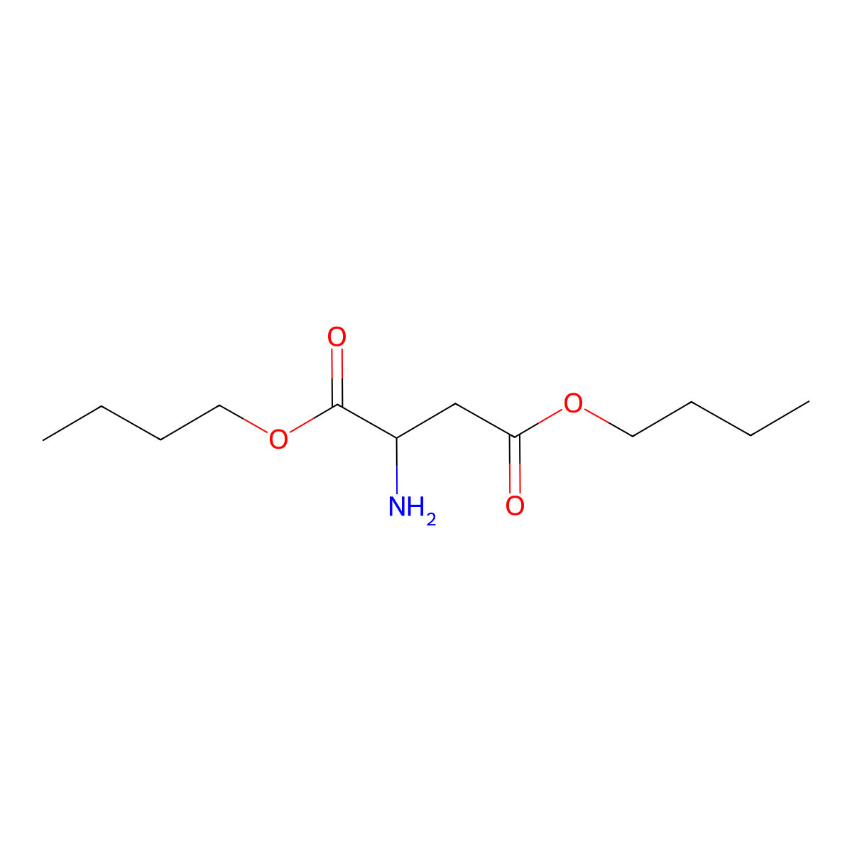 Dibutyl 2-Aminosuccinate molecular structure, CAS 2885-11-2
