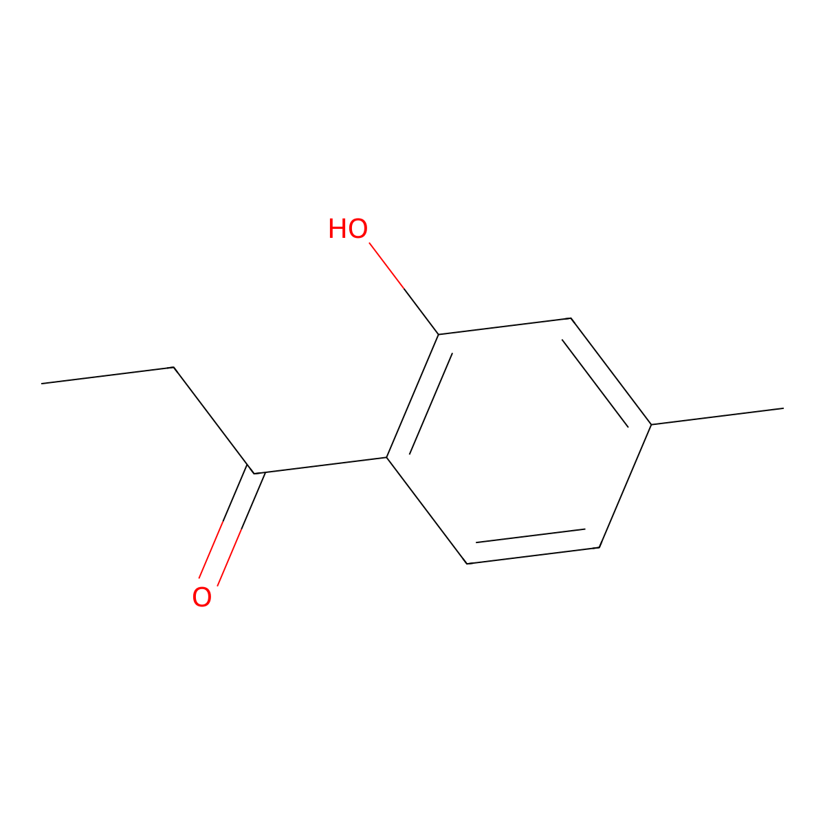 1-(2-Hydroxy-4-methylphenyl)propan-1-one molecular structure, CAS 2886-52-4