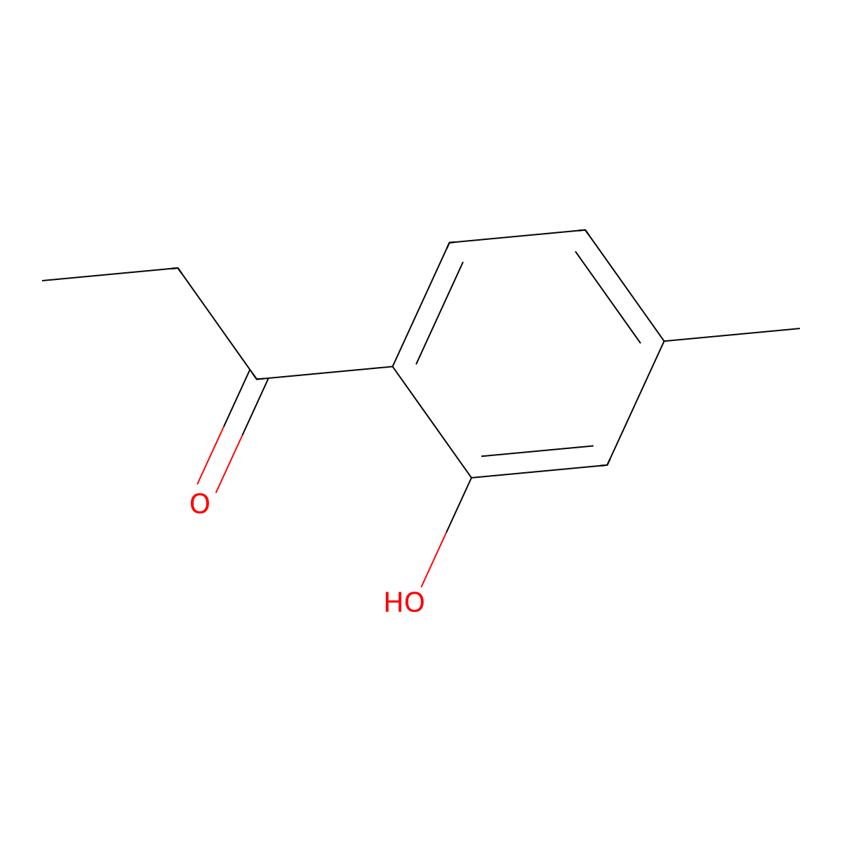 1-(2-Hydroxy-4-methylphenyl)propan-1-one molecular structure, CAS 2886-52-4