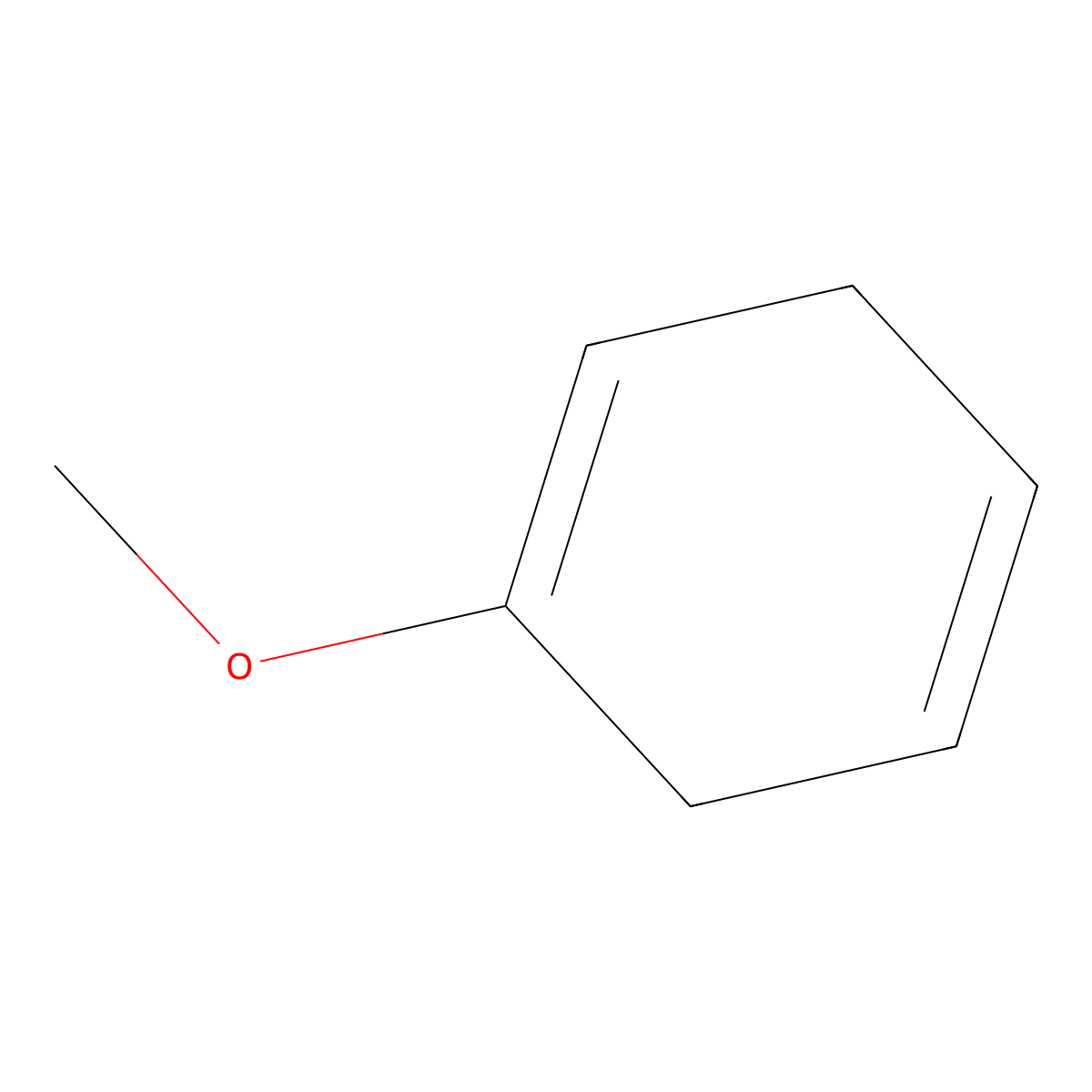 1-Methoxycyclohexa-1,4-diene molecular structure, CAS 2886-59-1