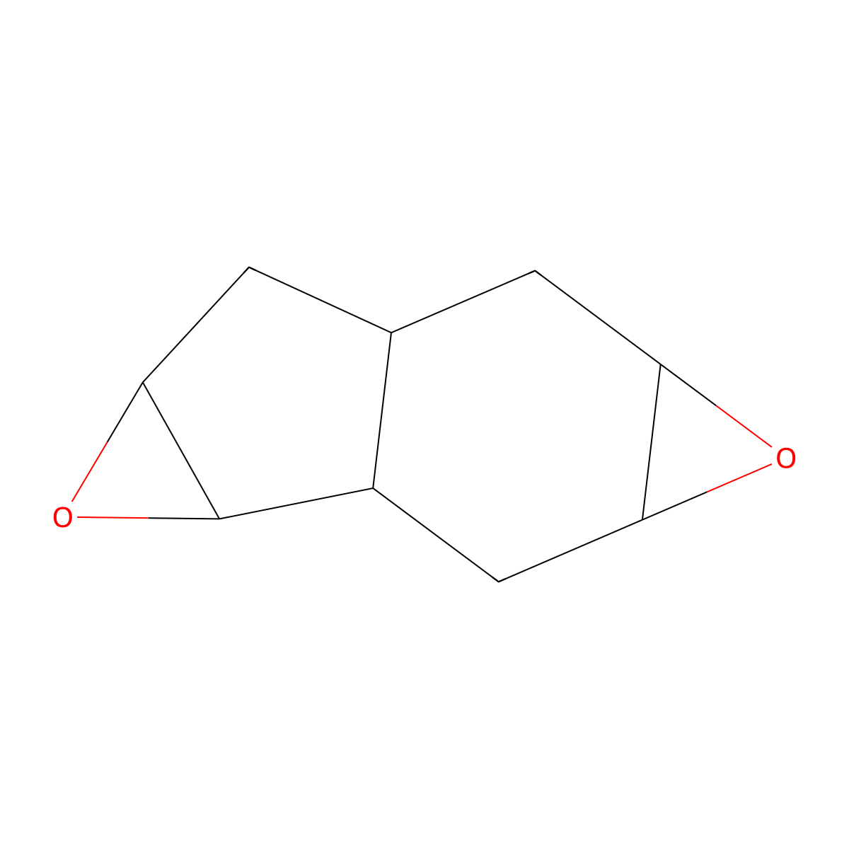 Octahydro-2H-indeno(1,2-b:5,6-b')bisoxirene molecular structure, CAS 2886-89-7