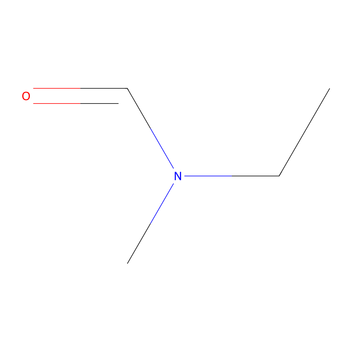 N-ethyl-N-methylformamide molecular structure, CAS 28860-25-5