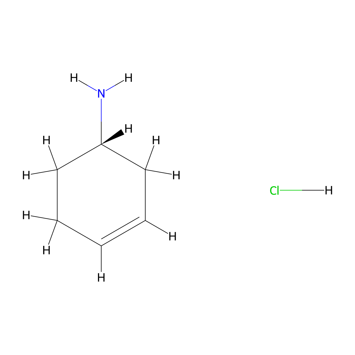 (S)-Cyclohex-3-enylamine hydrochloride molecular structure, CAS 2886007-99-2