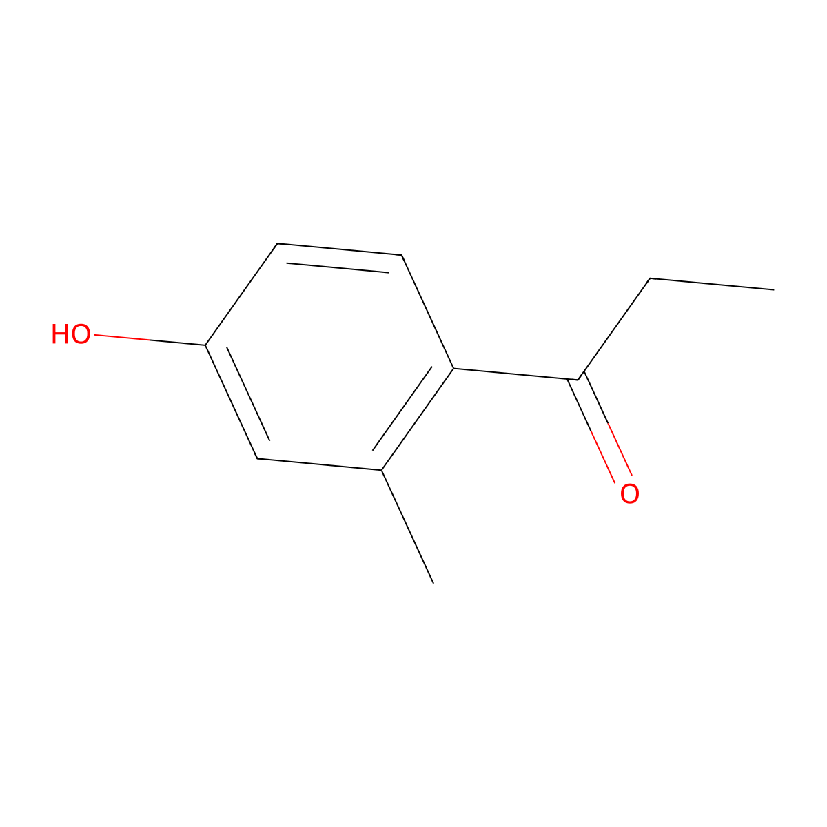 1-(4-Hydroxy-2-methylphenyl)propan-1-one molecular structure, CAS 2887-55-0